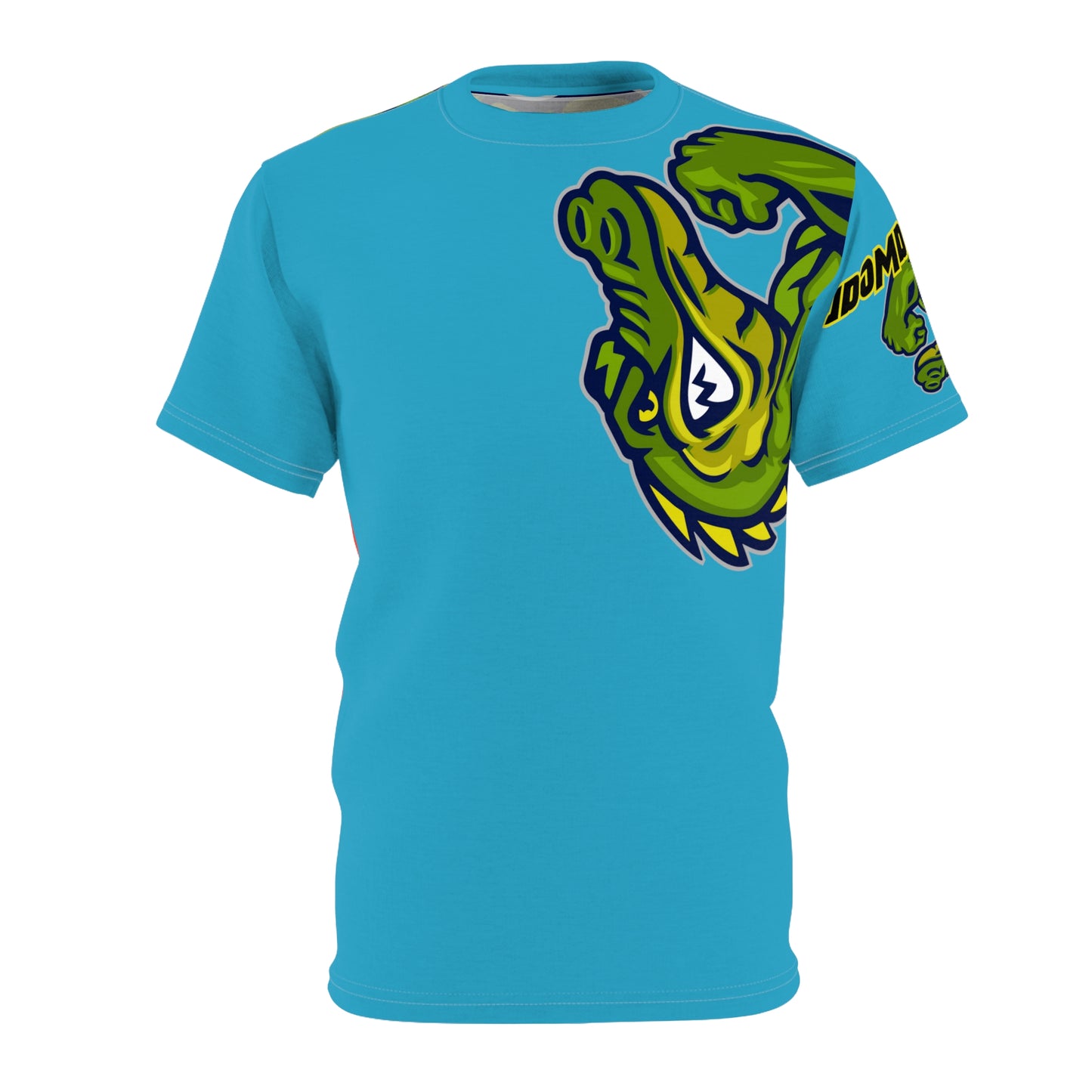 Turquoise Flawdawear Limited Edition OG Alligator Papuh Playuz “Tha Richest Playuz” Unisex Cut & Sew Playuz Tee