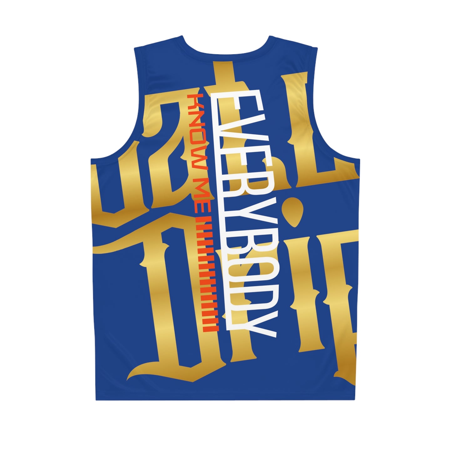 Blue Gator Drip Exclusive Supa-Heavy Excess-Stunna Hypa-Flex Limited Edition OG Flawda Mane “Everybody Know Me” Basketball Playuz Jersey