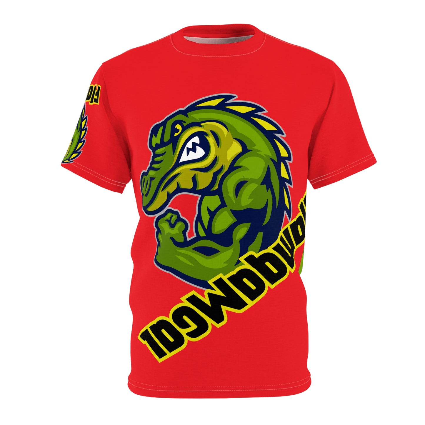 Red Flawdawear Limited Edition OG Rich Daddy “Go’n 2 Tha Papuh Call Dat Routine” Unisex Cut & Sew Playuz Tee