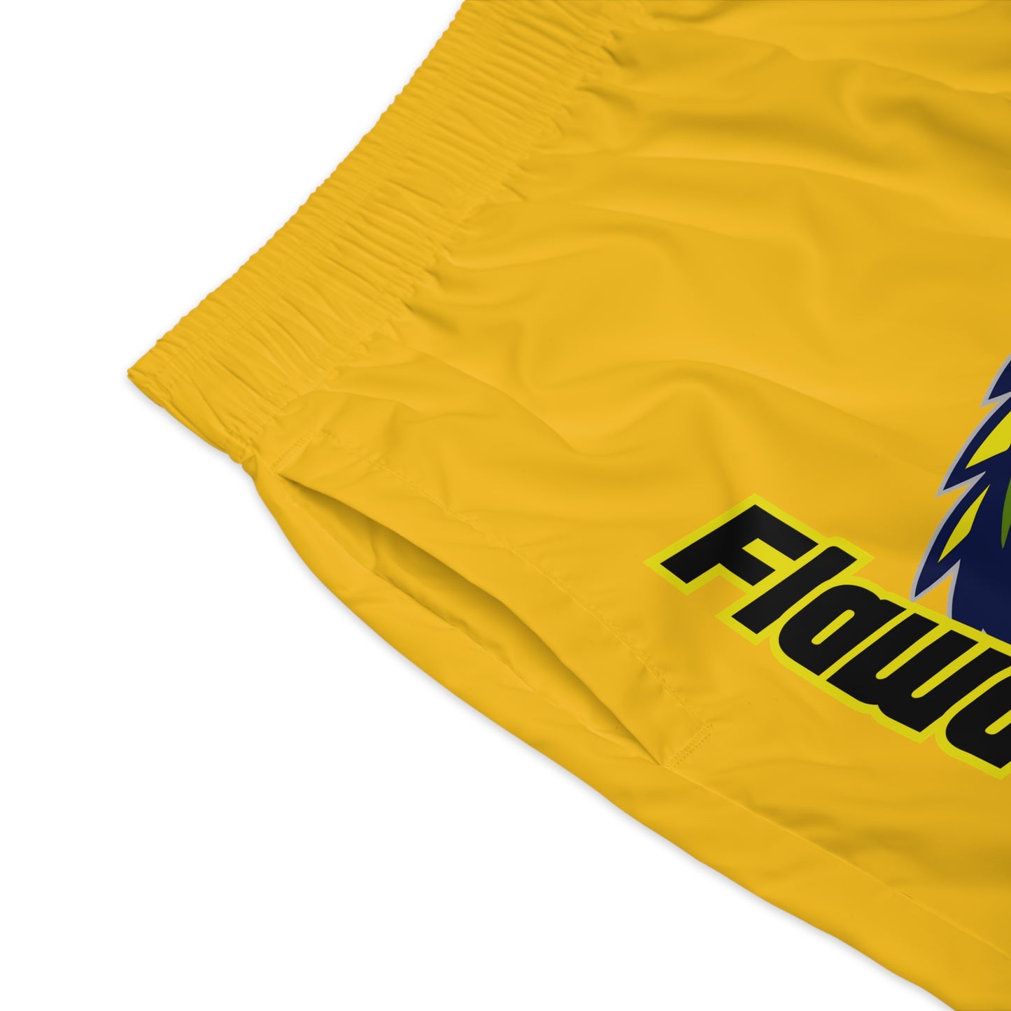 Yellow Flawdawear Flawda Mane “On A Lake Wit Tha Skis” Limited Edition OG Men’s Jogguz Playuz Shorts