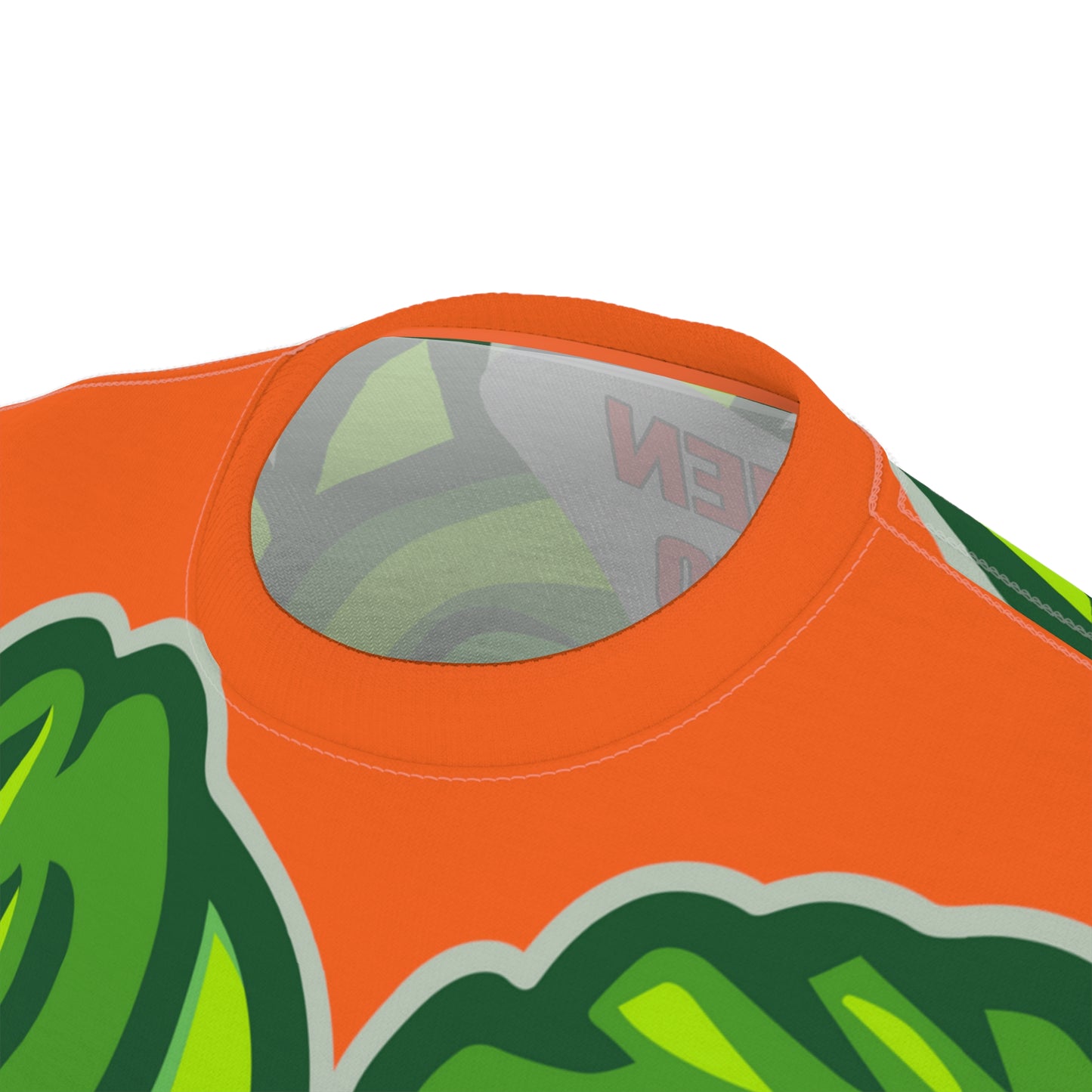 Orange/Green Flawdawear Limited Edition OG Flawda Mane “From Ramen Noodles To 5 Star” Unisex Cut & Sew Playuz Tee