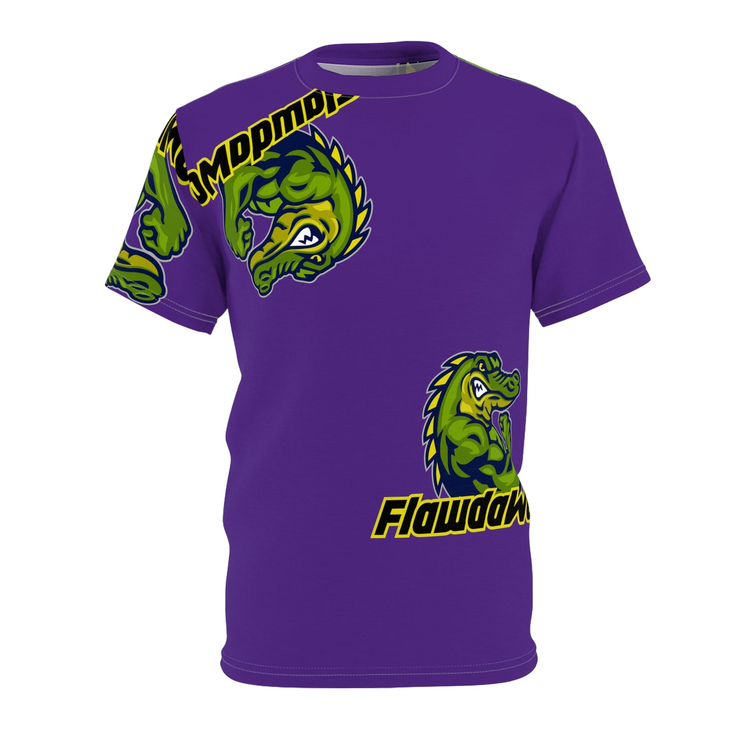 Purple Flawdawear Limited Edition OG Flawda Mane “Paint My Truck Up Like A Now N’ Later” Unisex Cut & Sew Playuz Tee