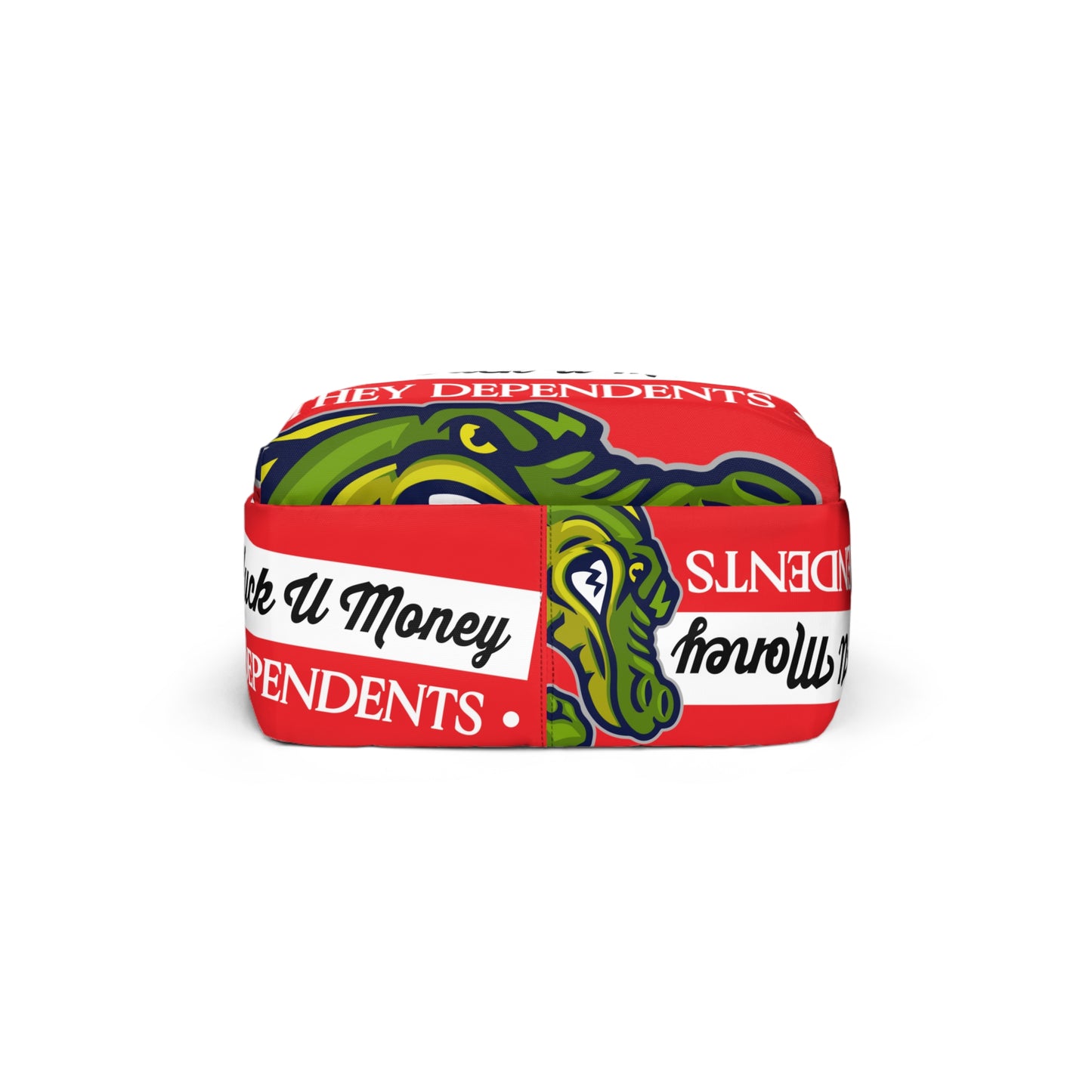 Red Flawdawear Limited Edition OG Rich Daddy "I Got Fuck You Money They Dependents" Classic Backpack