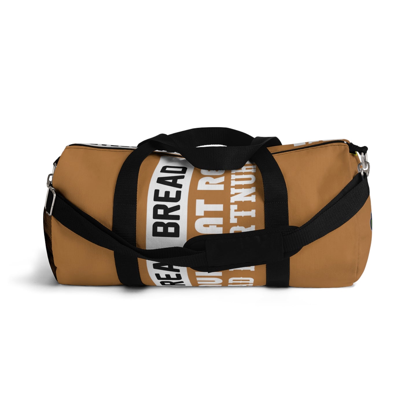 Brown Flawdawear Limited Edition OG Alligator Papuh Playuz “Dat Real Bread Partnuh Dat Real Bread Partnuh” Duffle Playuz Bag