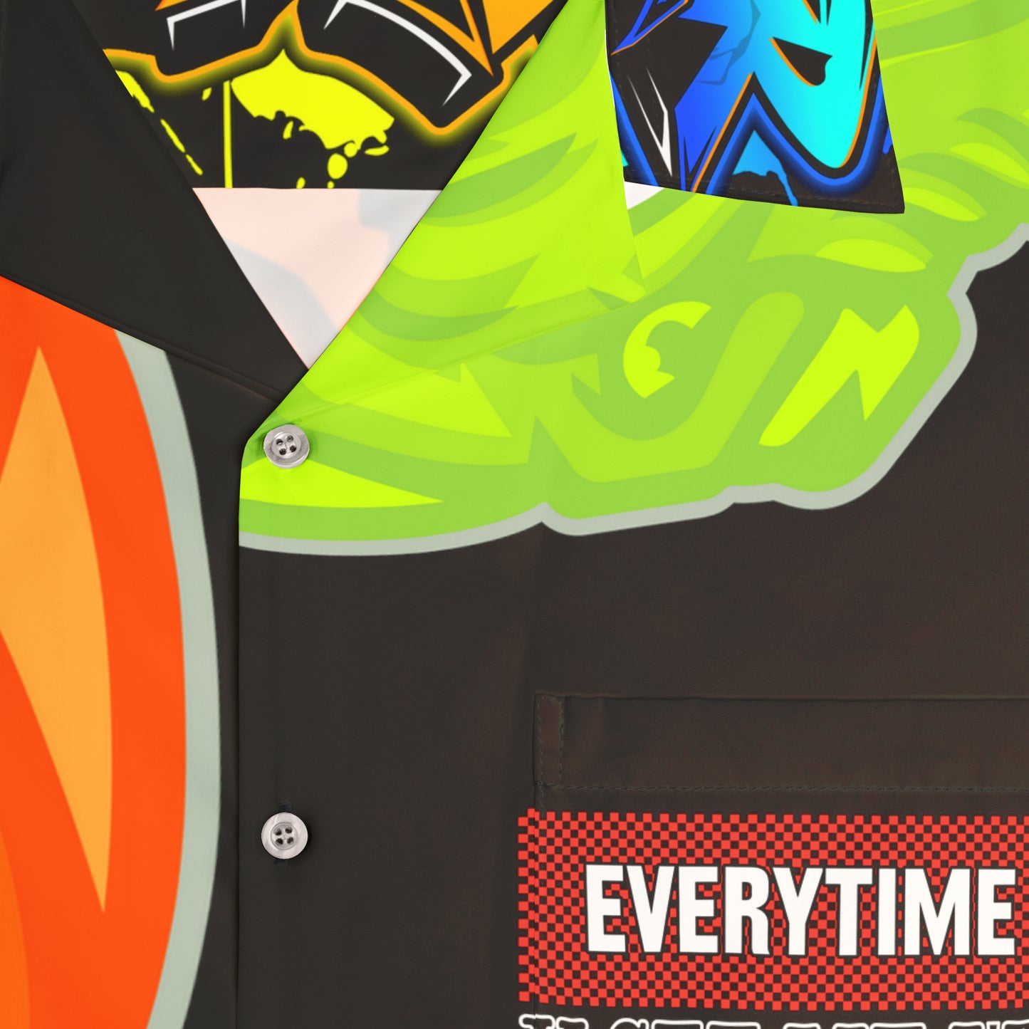 Black Flawdawear Limited Edition OG Rich Daddy “Everytime U See Me I’m 100k Richa” Men’s Hawaiian Playuz Shirt