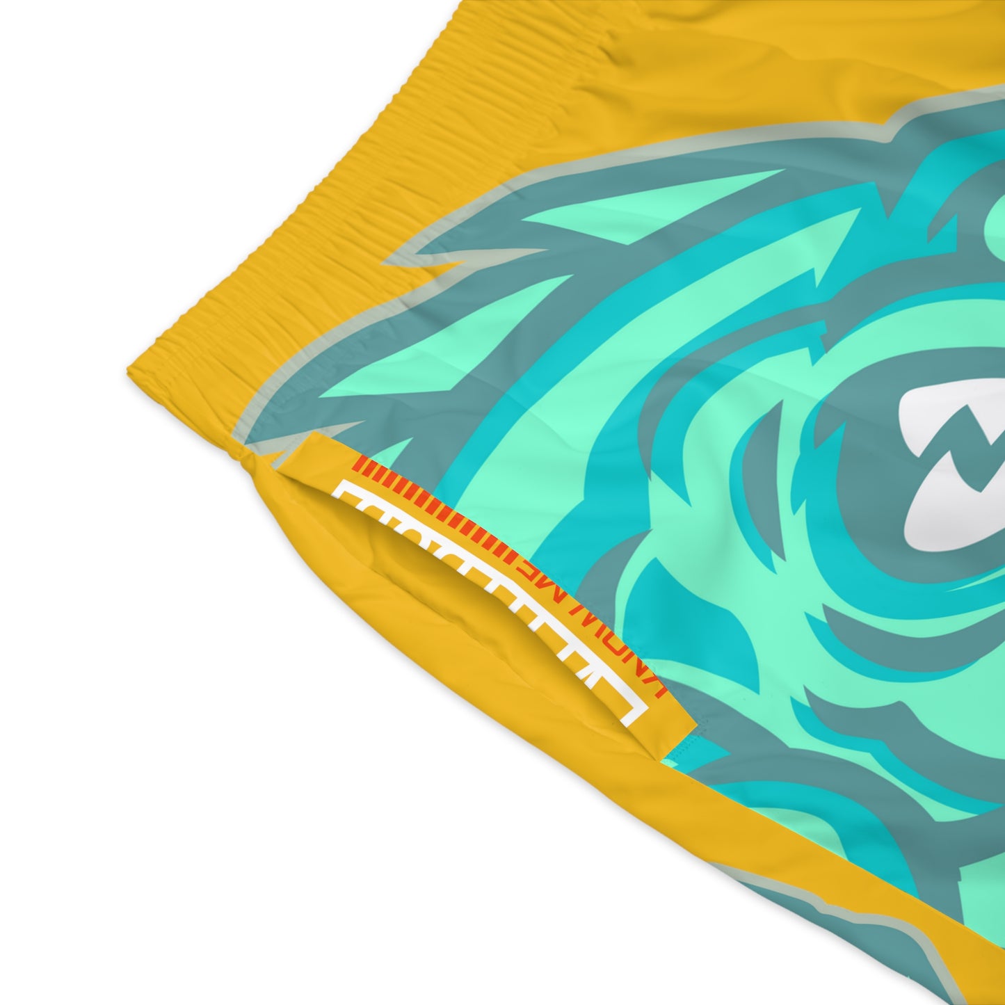 Yellow/Mint Flawdawear Limited Edition OG Flawda Mane “Everybody Know Me” Men’s Jogguz Playuz Shorts