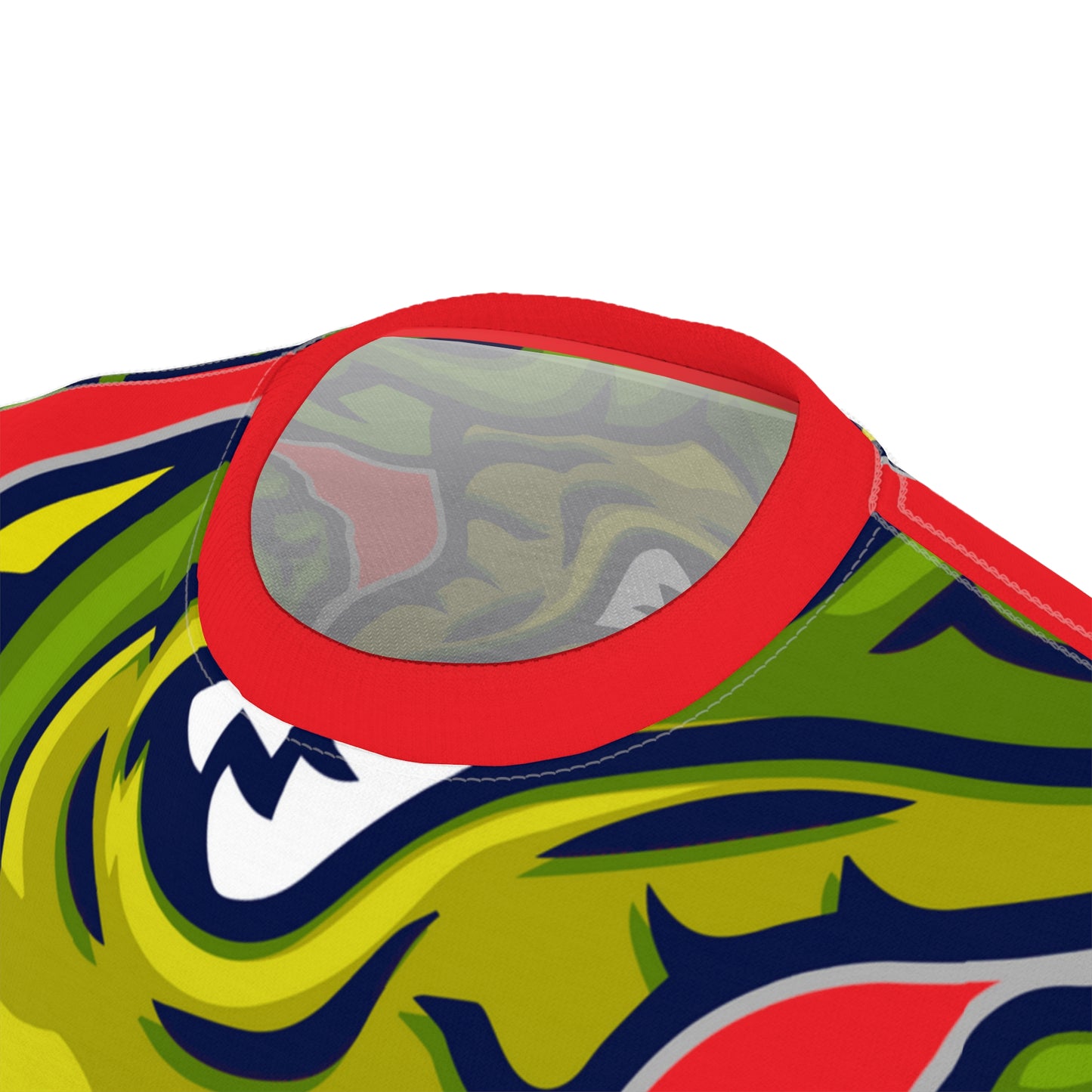 Red Flawdawear Limited Edition OG Rich Daddy “Gone All Tha Way In Tha Paint” Unisex Cut & Sew Playuz Tee