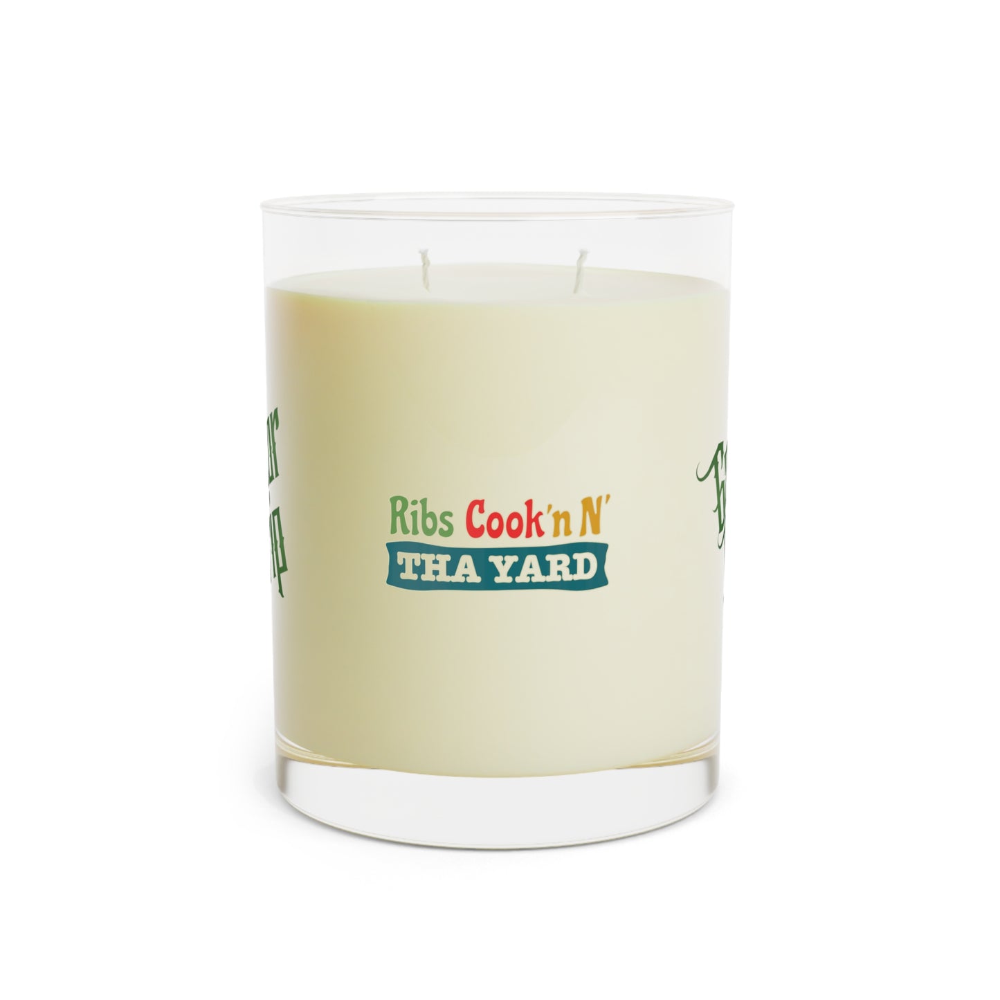 Ocean Mist N' Moss Gator Drip Heavy-Stunna Flex "Ribs Cook'n N' Tha Yard" Limited Edition OG Flawda Mane Scented Playuz Candle