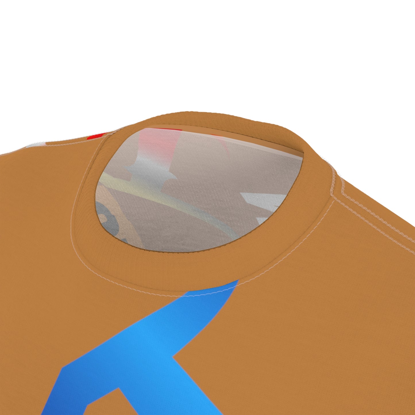 Dark Brown Gator Drip Exclusive Supa-Heavy Excess-Stunna Flex Alligator Playuz Limited Edition OG Multi-Logo Rich Daddy “Chauffeur Grip’n Grain My Chef Neck Stunt’n” Unisex Cut & Sew Playuz Tee