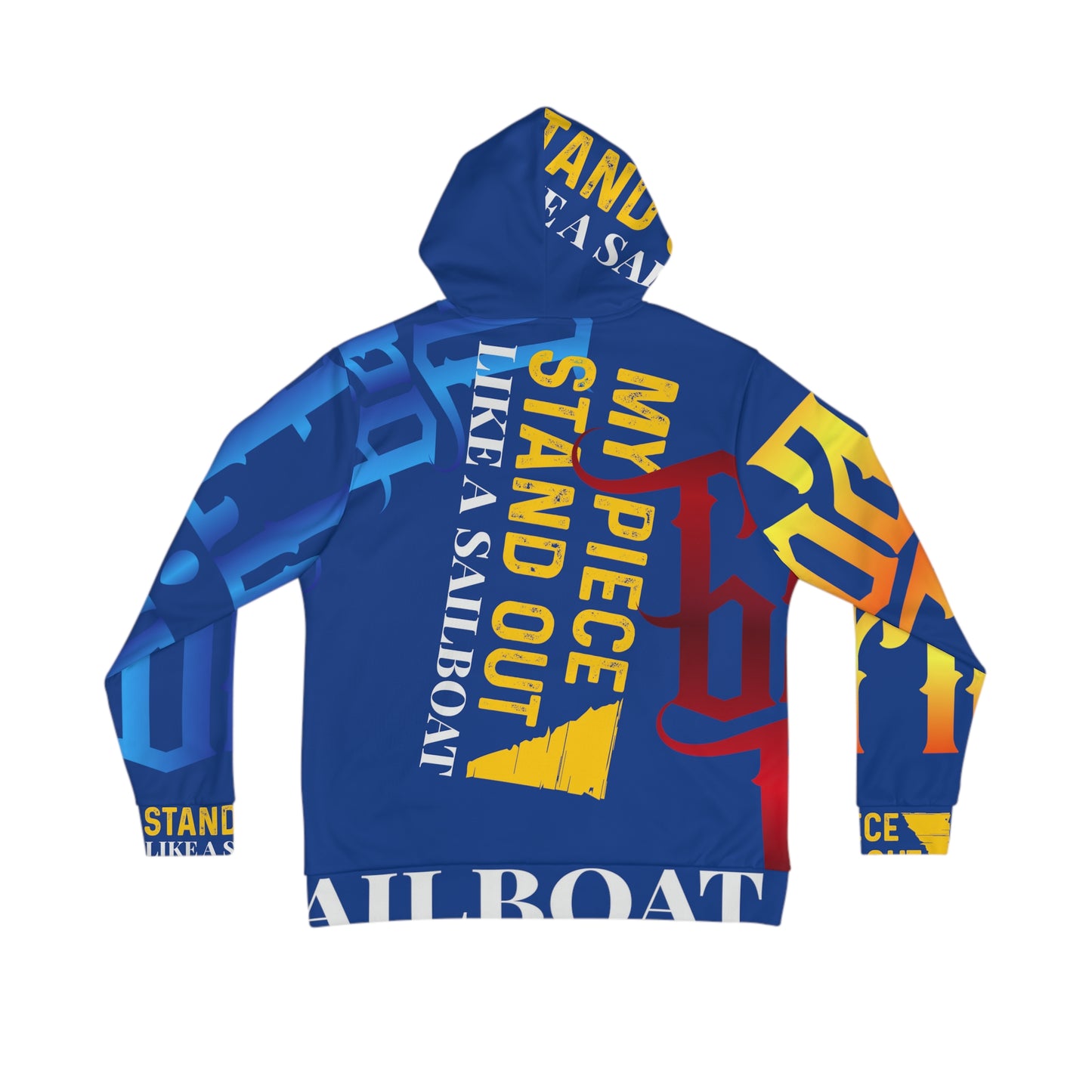 Blue Gator Drip Exclusive Supa-Heavy Excess-Stunna Hypa-Flex Limited Edition OG Flawda Mane “My Piece Stand Out Like A Sailboat” Men's Playuz Hoodie