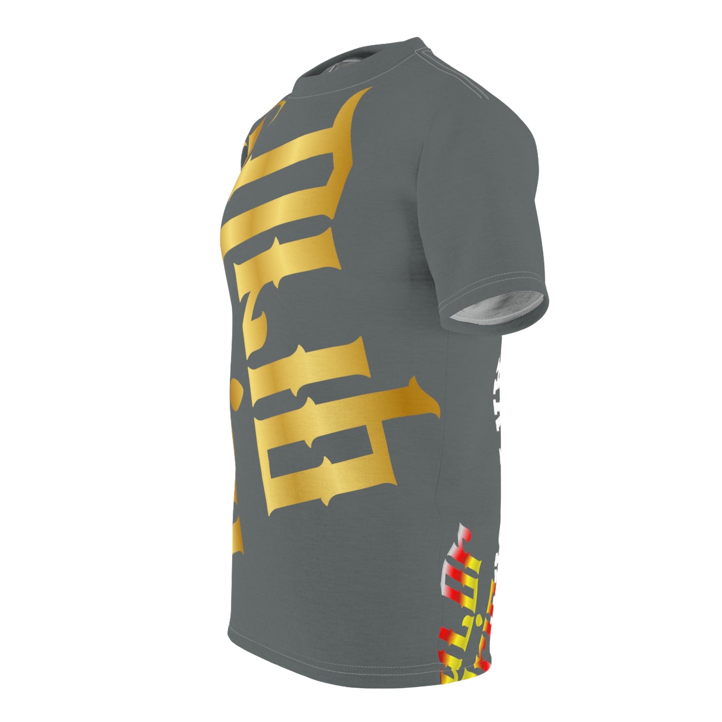 Dark Grey Gator Drip Exclusive Supa-Heavy Excess-Stunna Flex Alligator Playuz Limited Edition OG Multi-Logo Rich Daddy “Dat Real Bread Partnuh Dat Real Bread Partnuh” Unisex Cut & Sew Playuz Tee