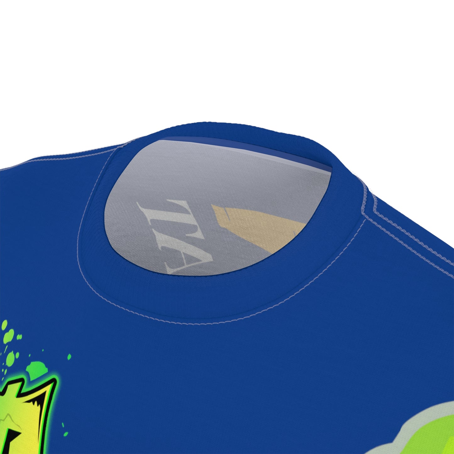 Dark Blue Flawdawear Limited Edition OG Flawda Mane “My Piece Stand Out Like A Sailboat” Unisex Cut & Sew Playuz Tee