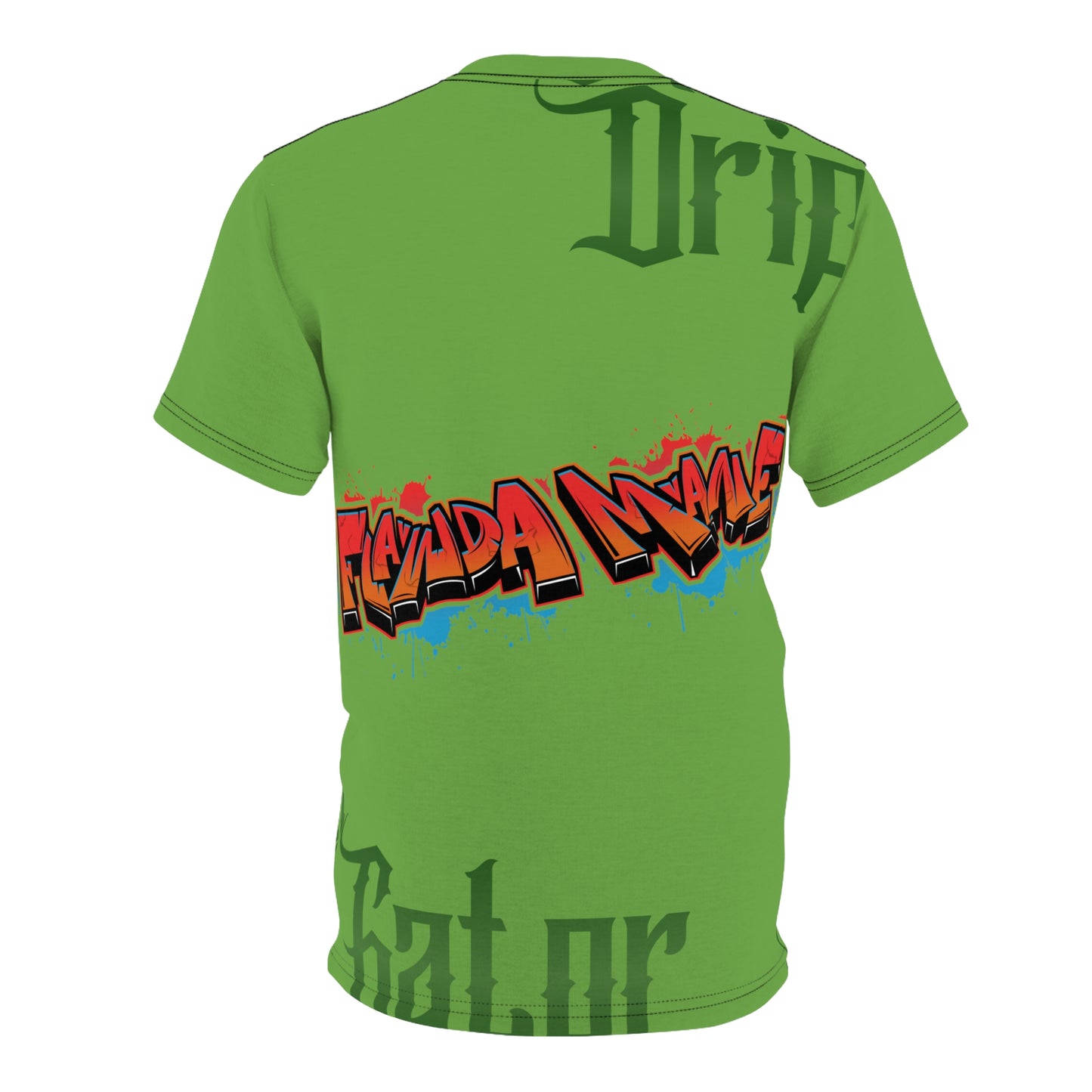 Light Green/Black Stitching Gator Drip Exclusive Supa-Heavy Excess-Stunna Hypa-Flex Limited Edition OG Flawda Mane “Swamp Souljas Collection” Unisex Cut & Sew Playuz Tee