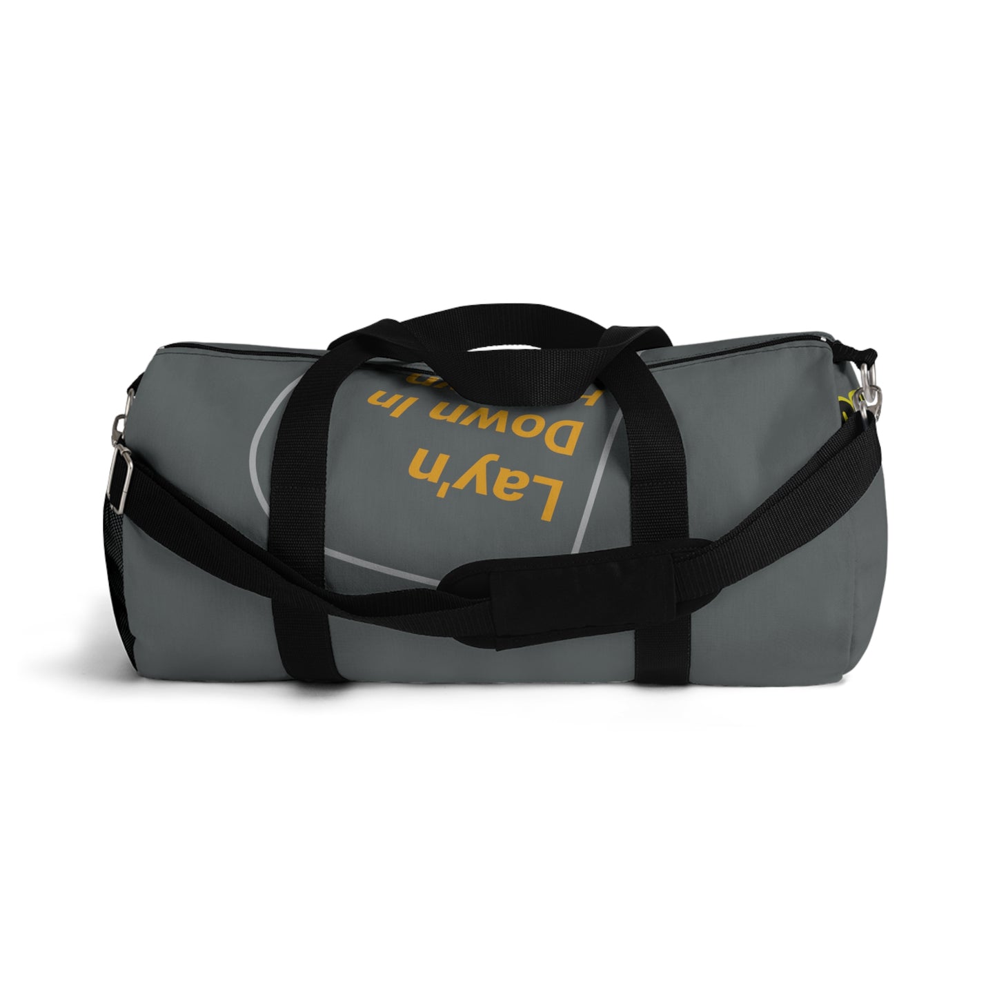 Dark Grey Flawdawear Limited Edition OG Flawda Mane “Lay’n Down In H-Town” Duffle Playuz Bag