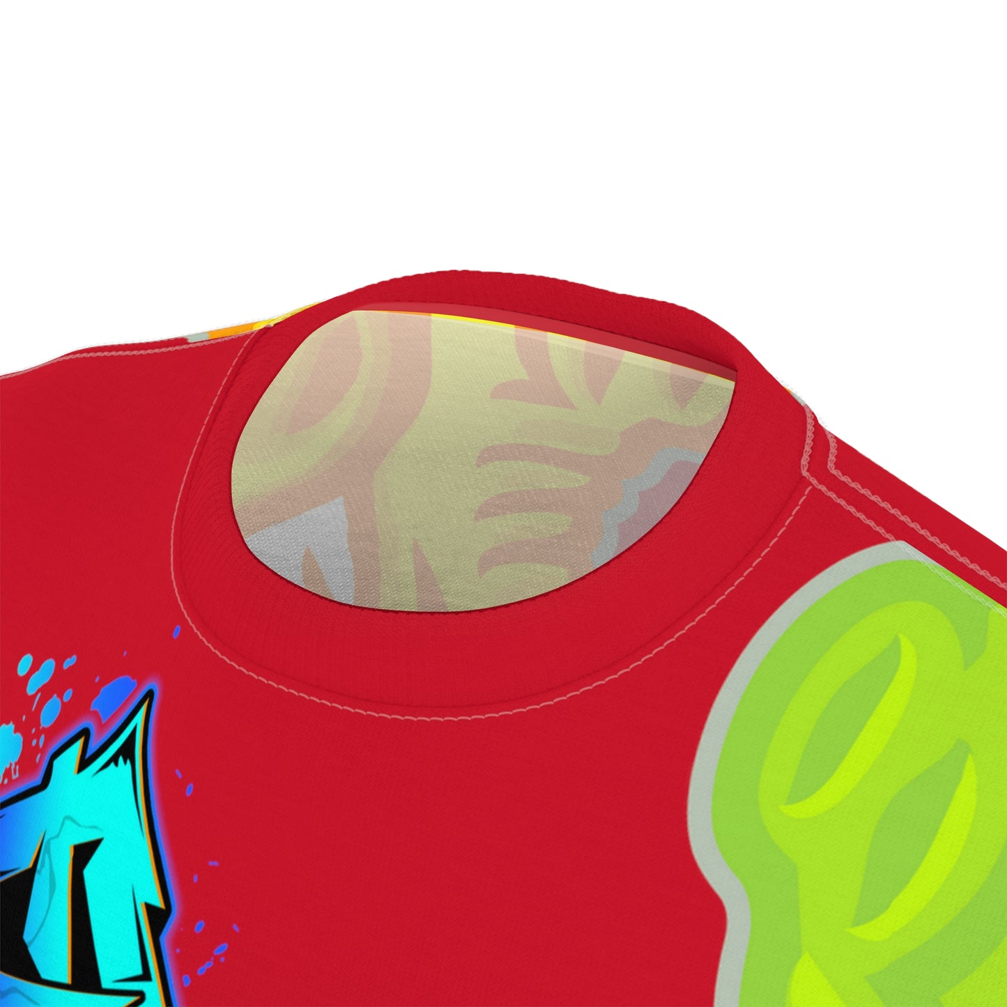 Red Flawdawear Limited Edition OG Flawda Mane “Tha State Of Swamp Rats N’ Alligators” Unisex Cut & Sew Playuz Tee