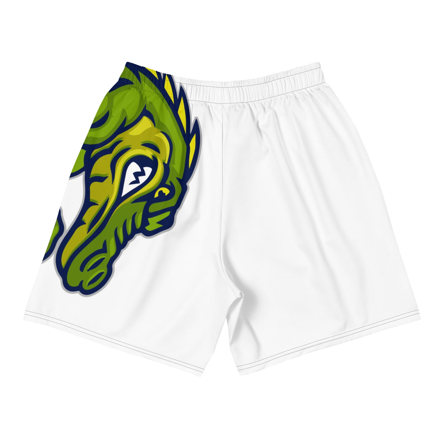 White Flawdawear Limited Edition OG Rich Daddy “Look Around Playuh Yee Ain’t Find’n Othuz” Men’s Athletic Playuz Shorts