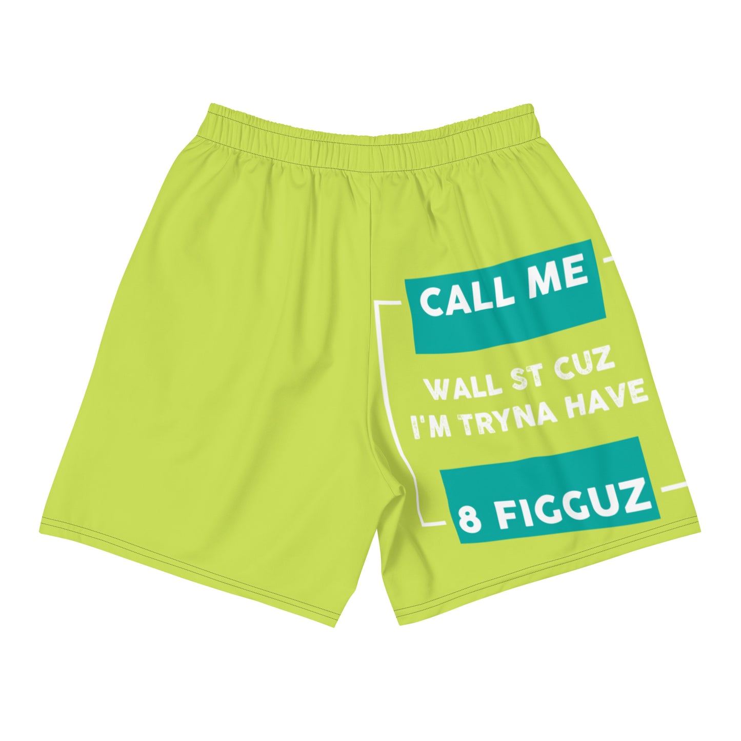 Mindaro Flawdawear Limited Edition OG Flawda Mane “Call Me Wall St Cuz I’m Tryna Have 8 Figguz” Men’s Athletic Playuz Shorts