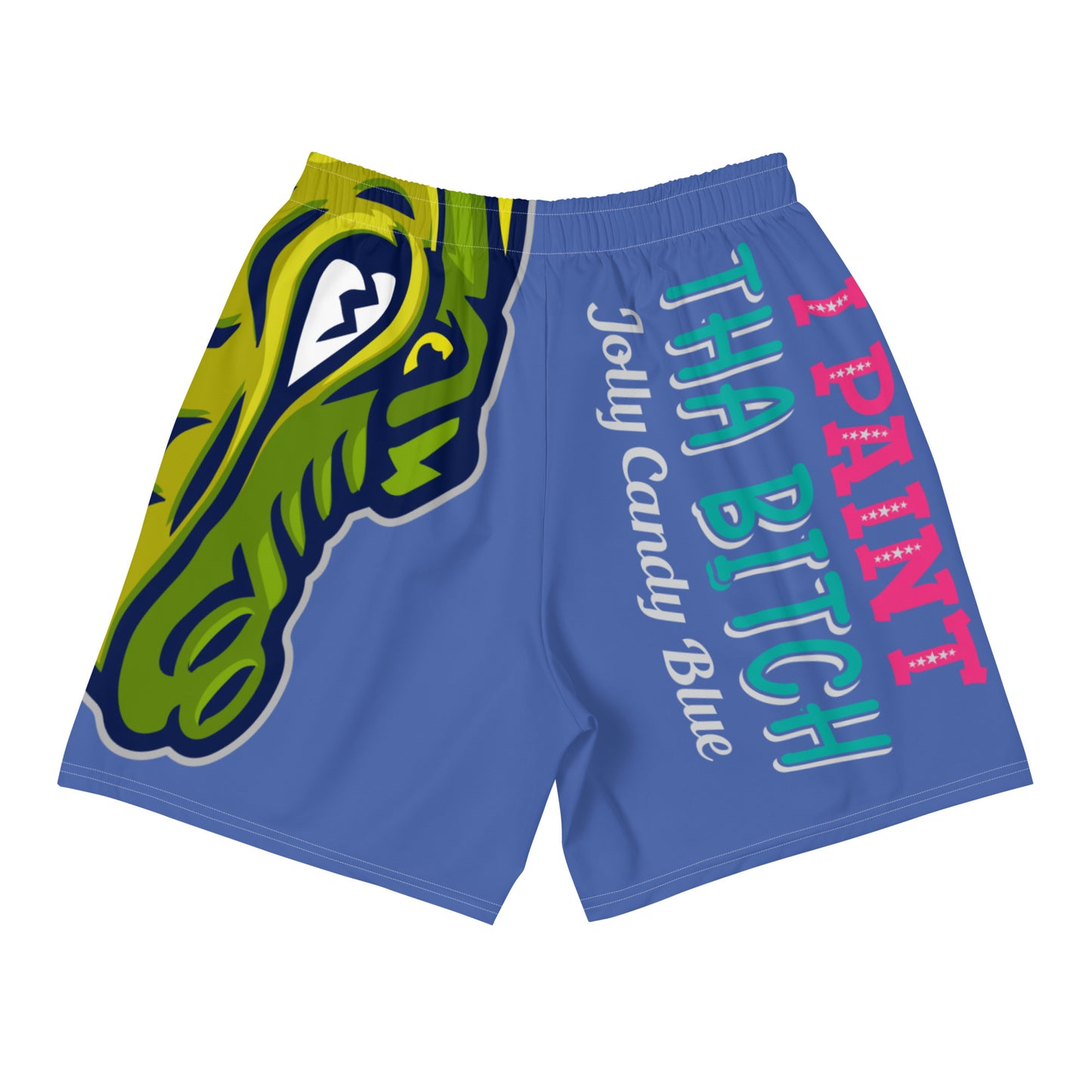 Mariner Flawdawear Limited Edition OG Flawda Mane “I Paint The Bitch Jolly Candy Blue” Men’s Athletic Playuz Shorts
