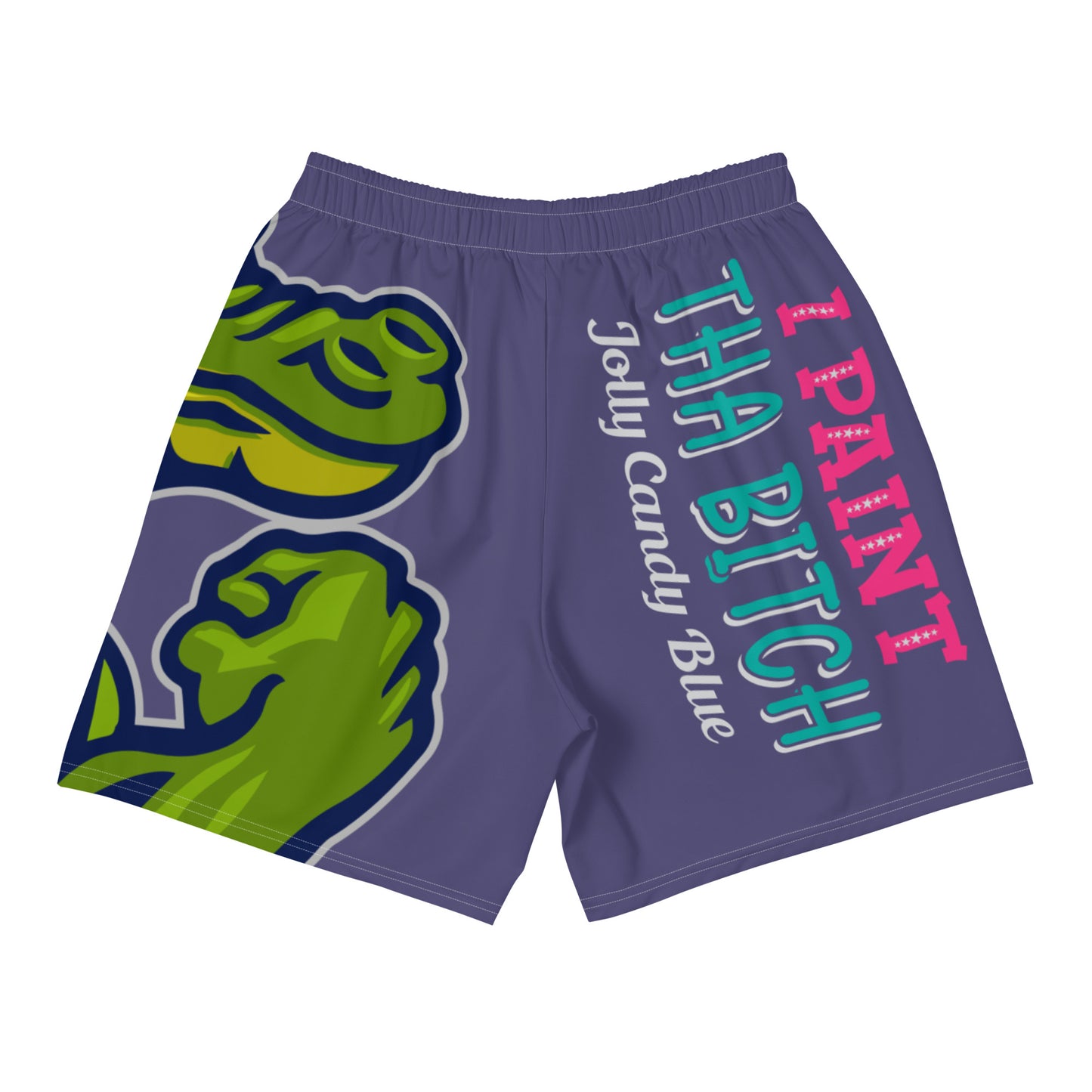 Corn Flower Blue Flawdawear Limited Edition OG Flawda Mane “I Paint The Bitch Jolly Candy Blue” Men’s Athletic Playuz Shorts