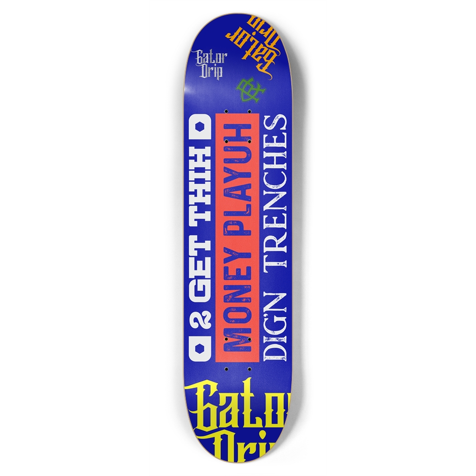 Blue Gator Drip 7.75 Pop "Money Trenches" Limited