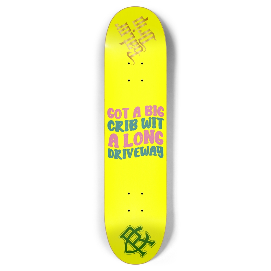 Yellow Gator Drip 7.87 Pop "Big Crib" Limited