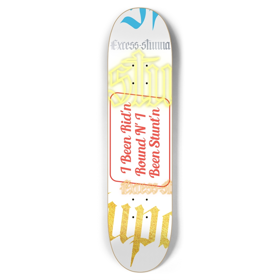 White Gator Drip Pop "Rid'n Round Stunt'n"