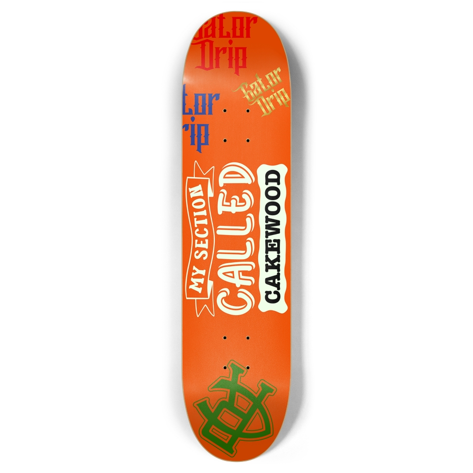 Orange Gator Drip Pop "Section Cakewood" Limited