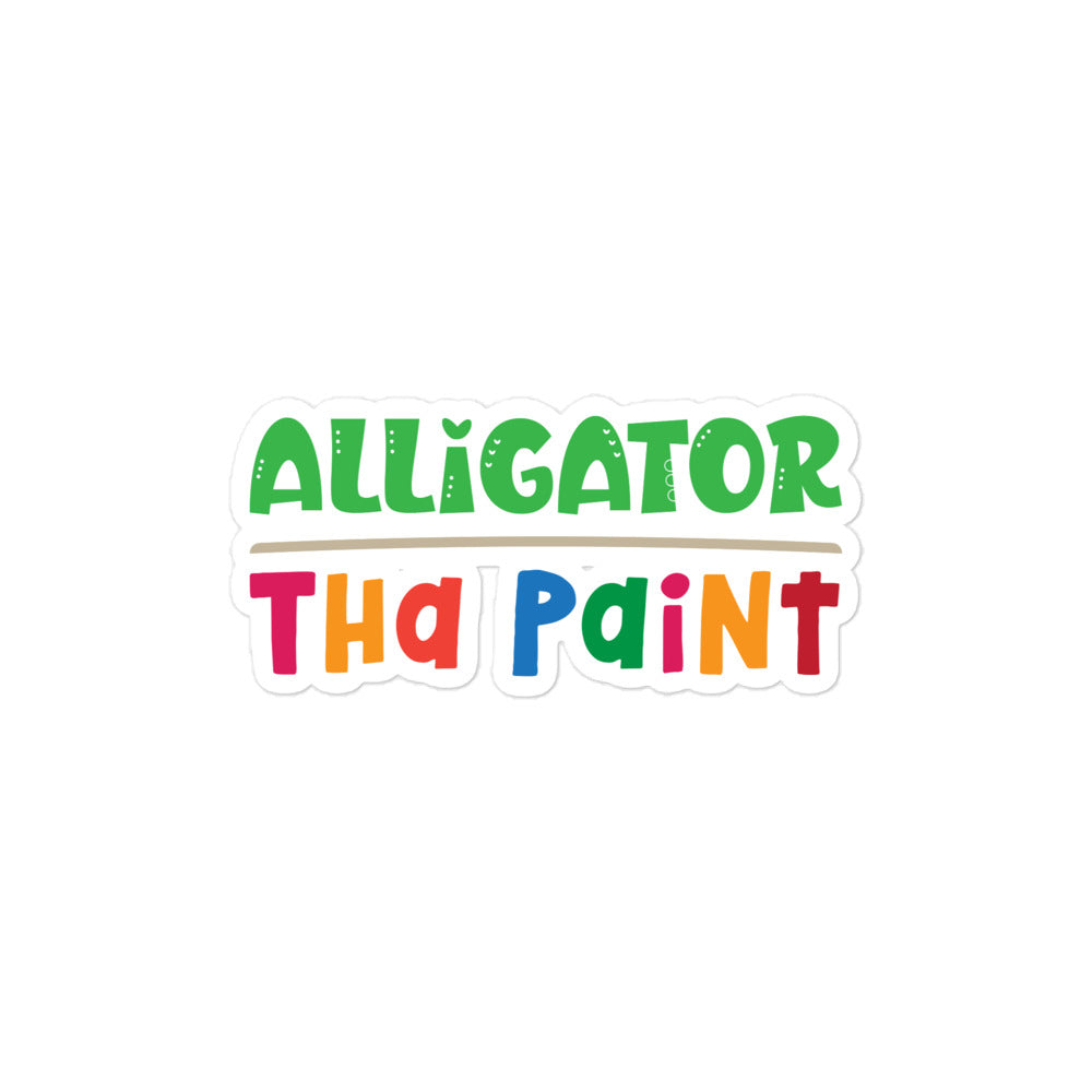 Flawdawear Limited Edition OG Alligator Playuz "Alligator Tha Paint" Sticker