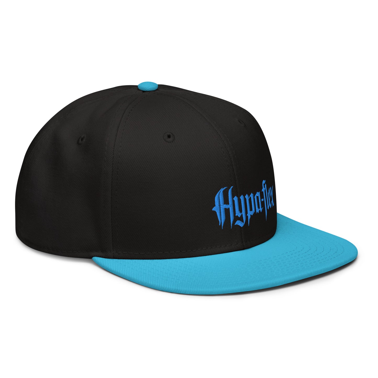 Black/Light Blue Gator Drip Exclusive Supa-Heavy Excess-Stunna Hypa-Flex Limited Edition OG "Excess-Stunna Collection" Snapback Playuz Hat