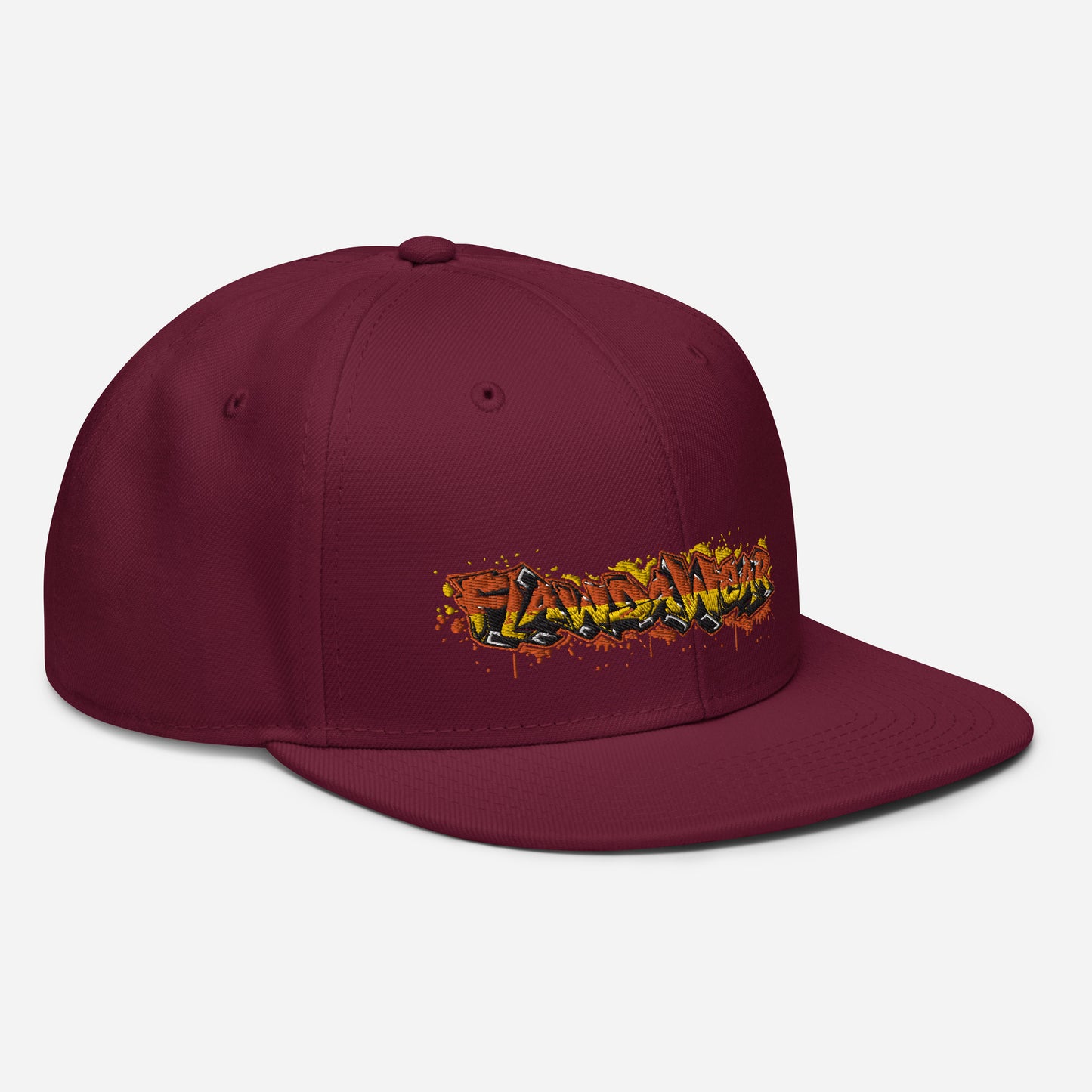 BUrgundy Flawdawear Limited Edition OG Snapback Playuz Hat