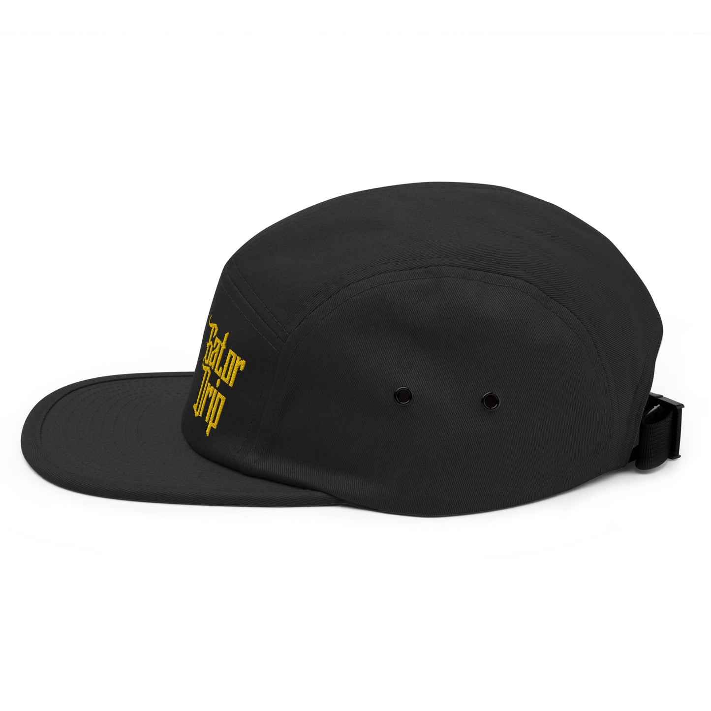 Black Gator Drip Exclusive Supa-Heavy Excess-Stunna Hypa-Flex Alligator Playuz Limited Edition OG Gold Logo 5 Panel Playuz Cap