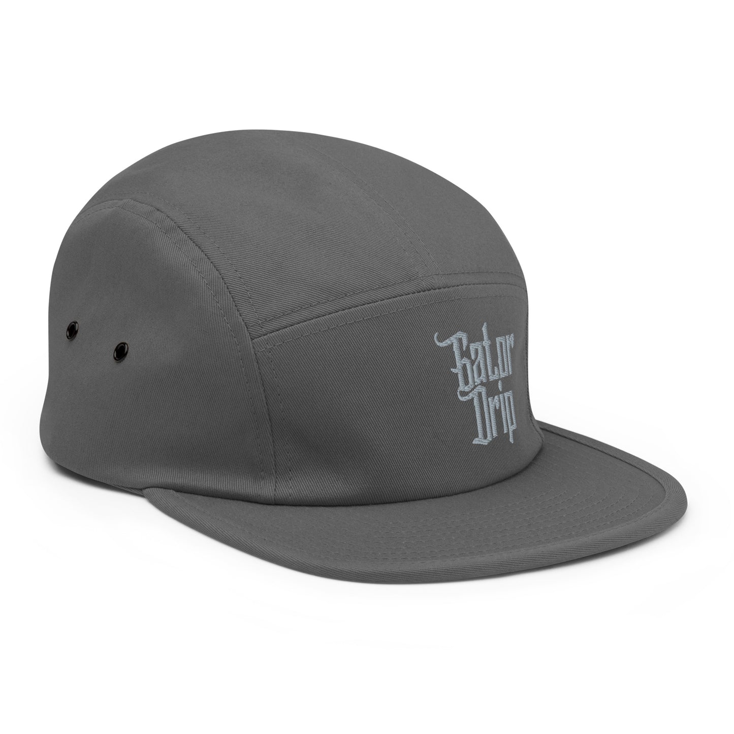 Grey Gator Drip Exclusive Supa-Heavy Excess-Stunna Hypa-Flex Alligator Playuz Limited Edition OG Grey Logo 5 Panel Playuz Cap