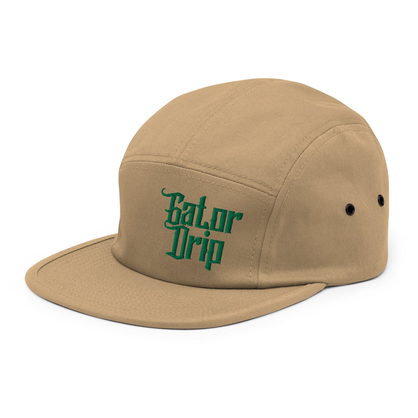 Khaki Gator Drip Exclusive Supa-Heavy Excess-Stunna Hypa-Flex Alligator Playuz Limited Edition OG Kelly Green Logo 5 Panel Playuz Cap