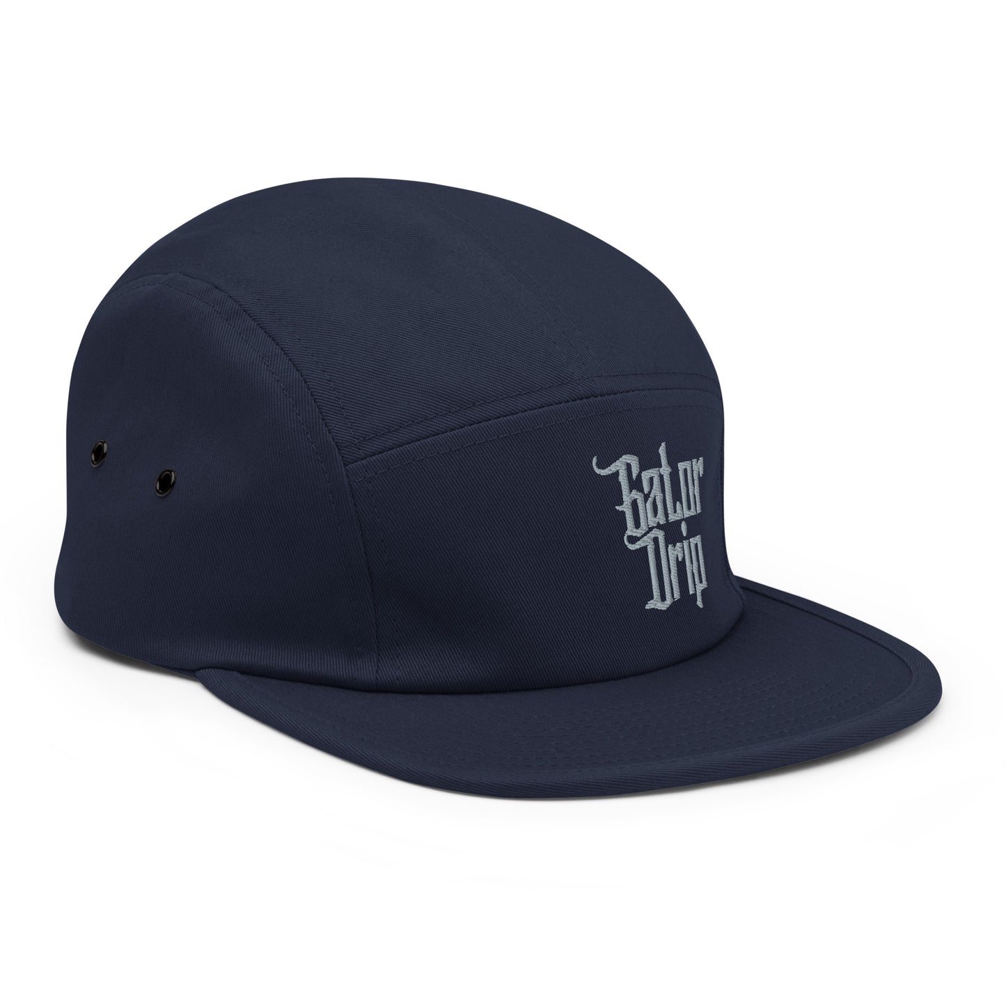 Navy Gator Drip Exclusive Supa-Heavy Excess-Stunna Hypa-Flex Alligator Playuz Limited Edition OG Silver Logo 5 Panel Playuz Cap
