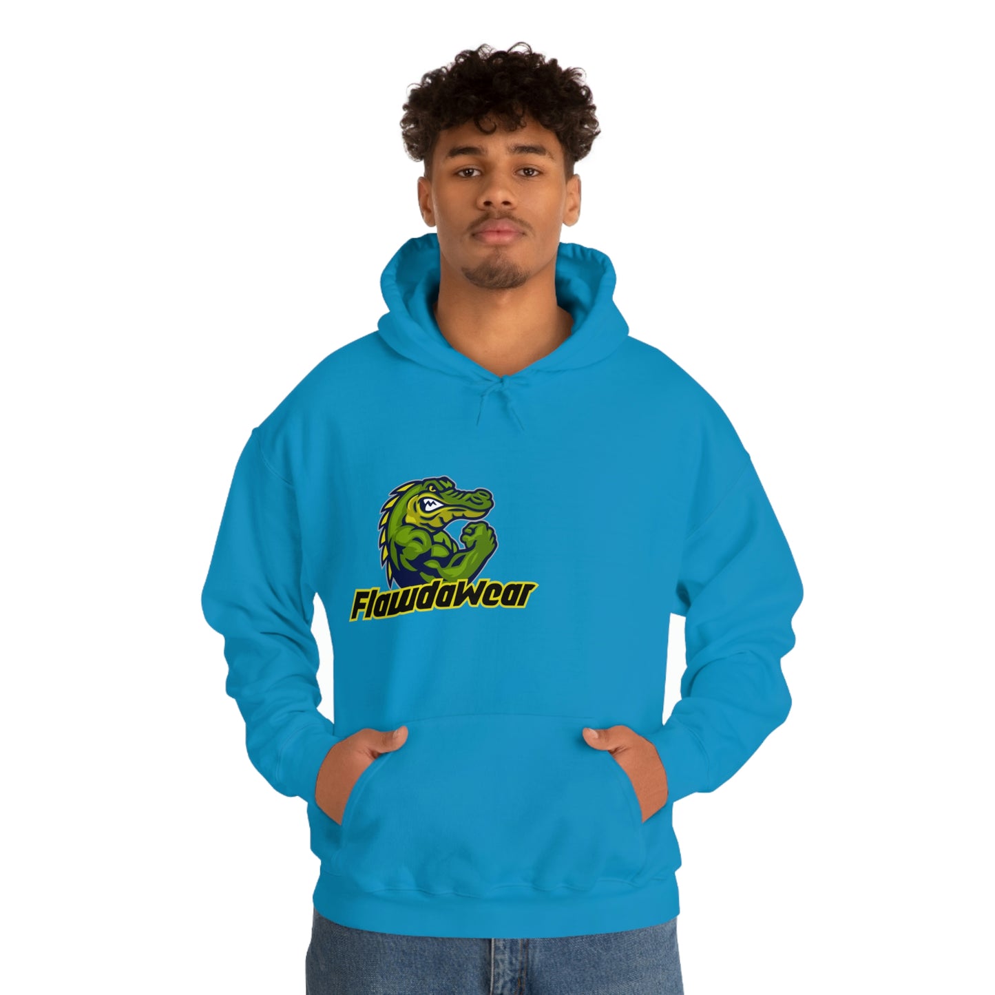 Sapphire Flawdawear Limited Edition OG Rich Daddy "Tha WAPO Truck Ain't Enuf Papuh Fo Thih" Unisex Hooded Playuz Sweatshirt