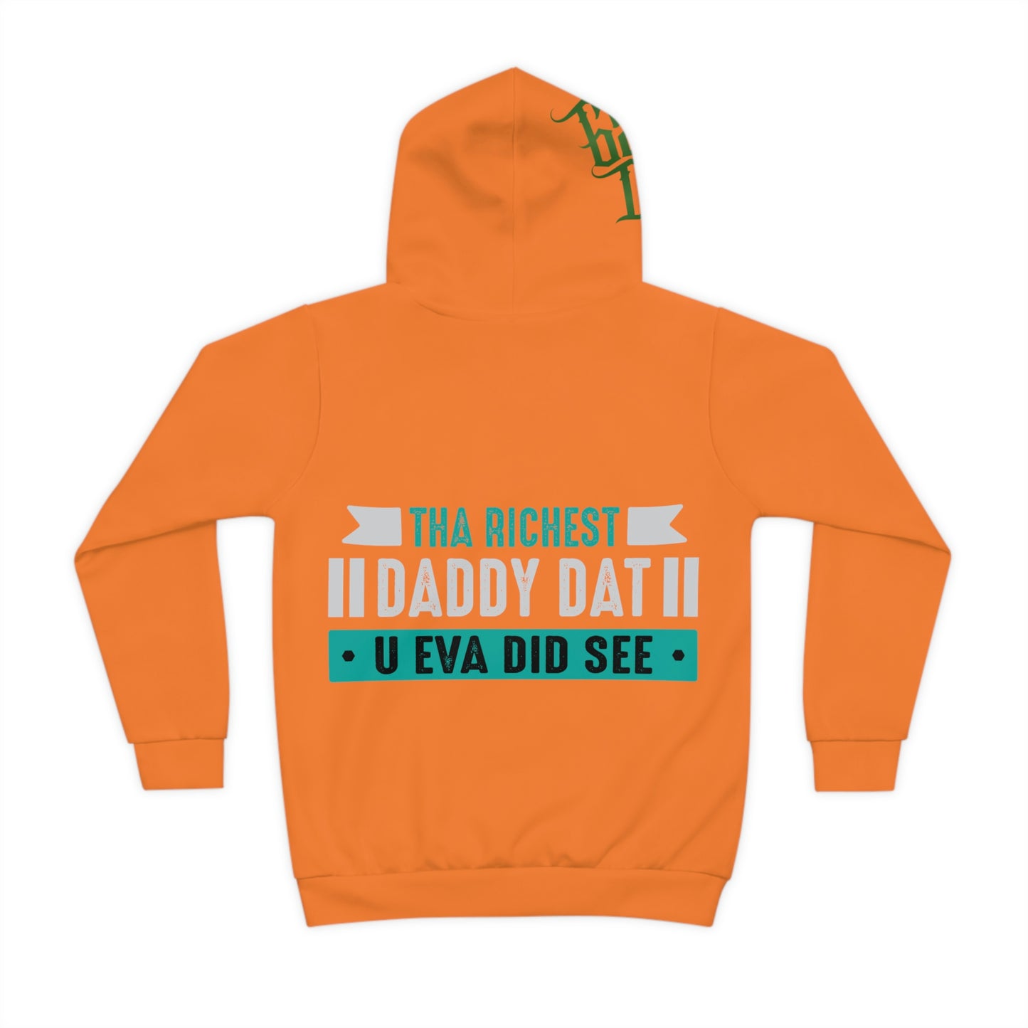 Crusta Flawdawear x Gator Drip Supa-Heavy Excess-Stunna Hypa-Flex Limited Edition OG Rich Daddy "Tha Richest Daddy Dat U Eva Did See" Children's Playuz Hoodie