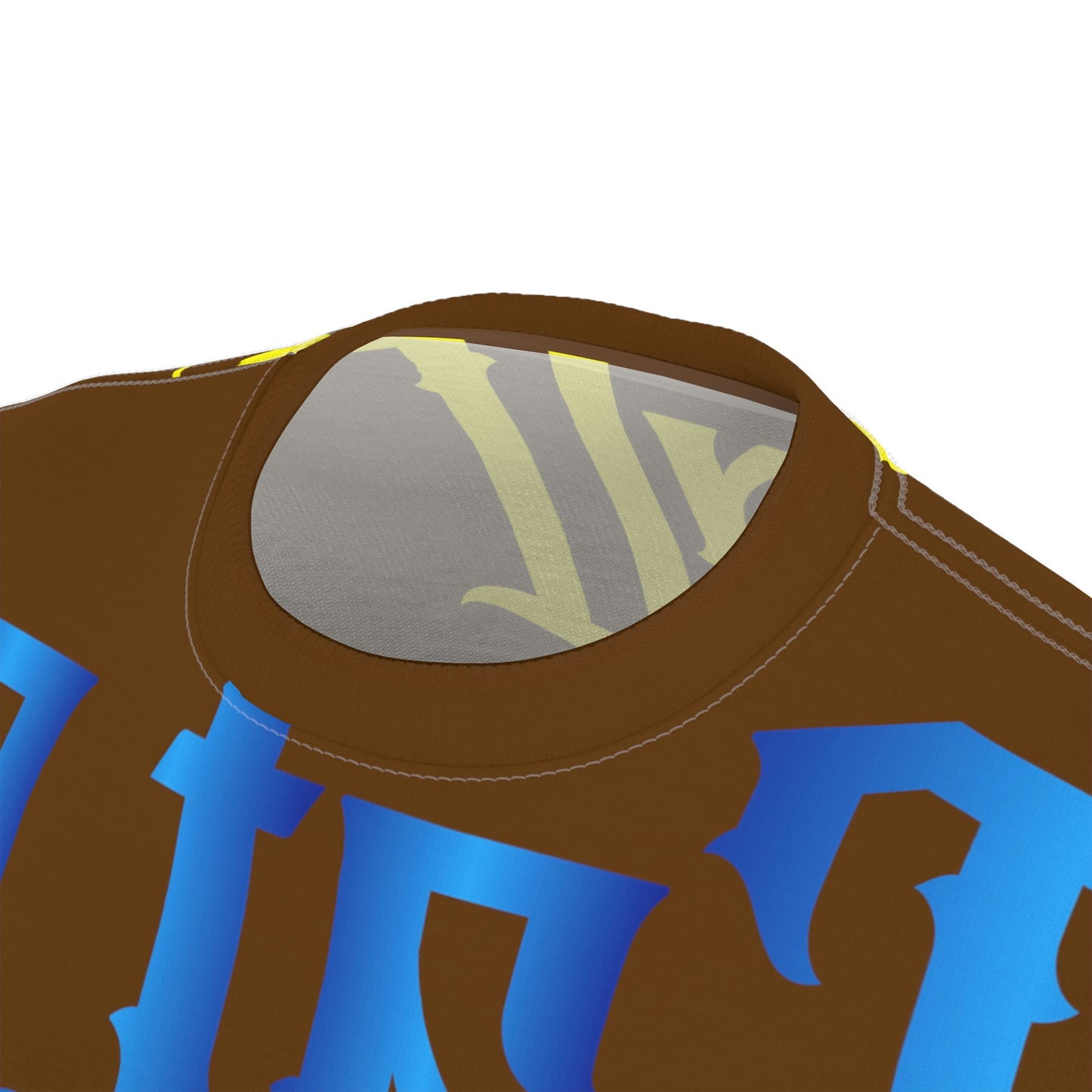 Brown Gator Drip Exclusive Supa-Heavy Excess-Stunna Flex Alligator Playuz Limited Edition OG Multi-Logo Rich Daddy “White Baby Mo’ Fresha Den Yo Groceries" Unisex Cut & Sew Playuz Tee