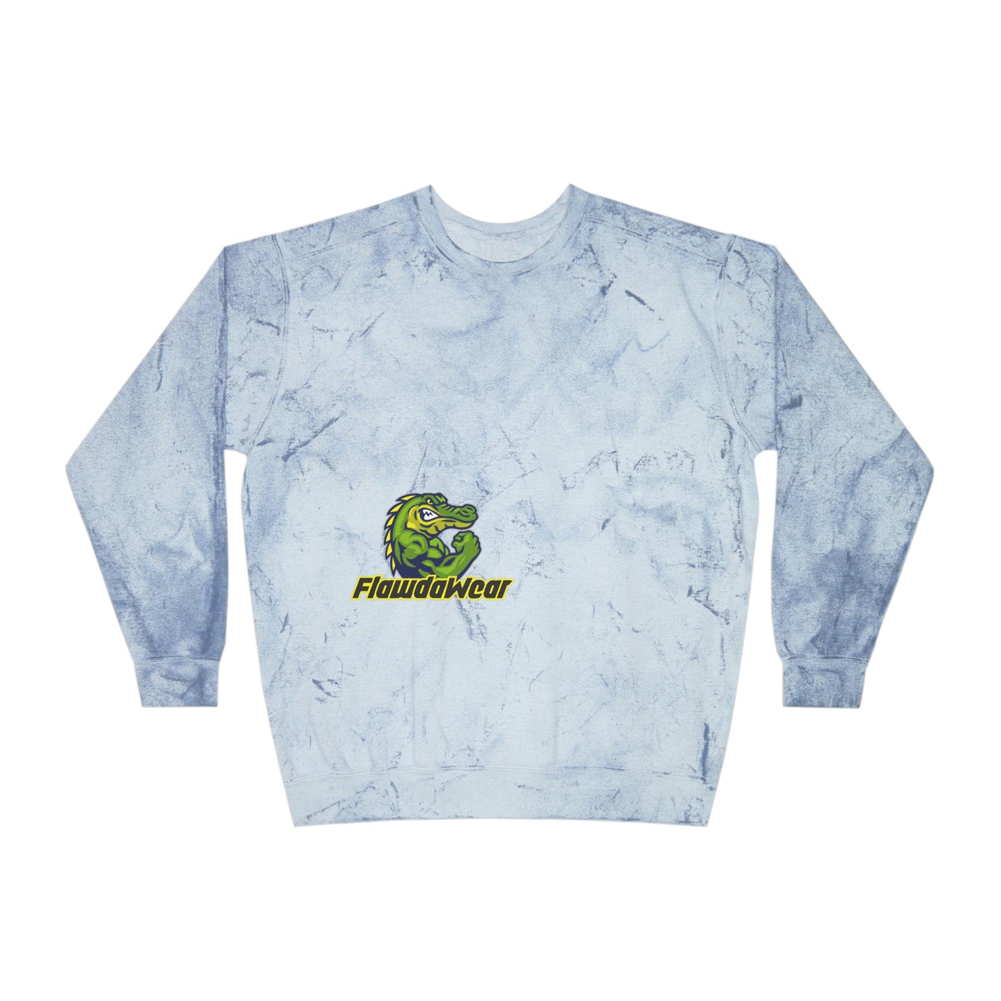 Ocean Flawdawear Limited Edition OG Rich Daddy "All My Caddies Got Temps On Em" Unisex Color Blast Crewneck Playuz Sweatshirt