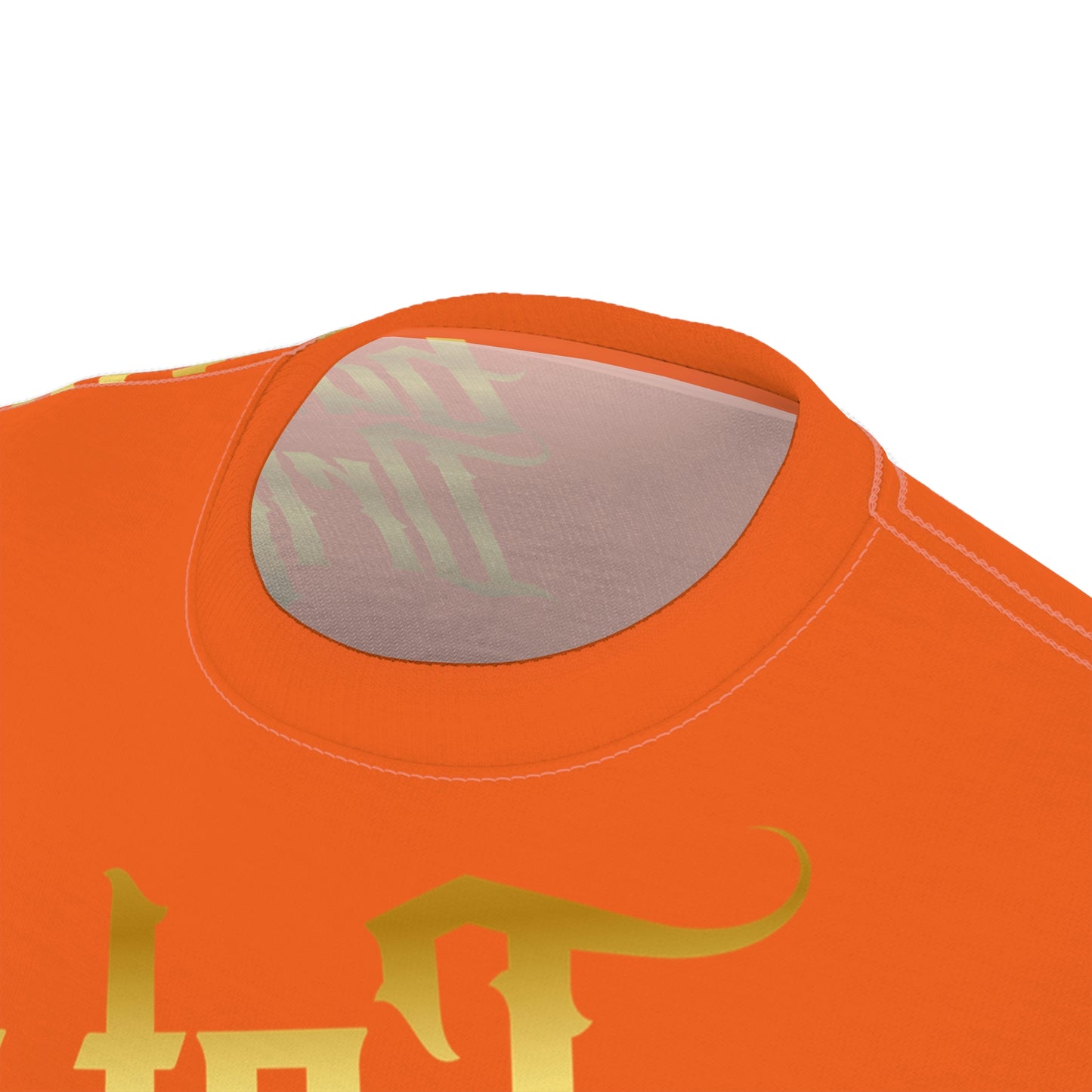 Orange Gator Drip Exclusive Supa-Heavy Excess-Stunna Flex Alligator Playuz Limited Edition OG Multi-Logo Flawda Mane “Got A Big Crib Wit A Long Driveway" Unisex Cut & Sew Playuz Tee