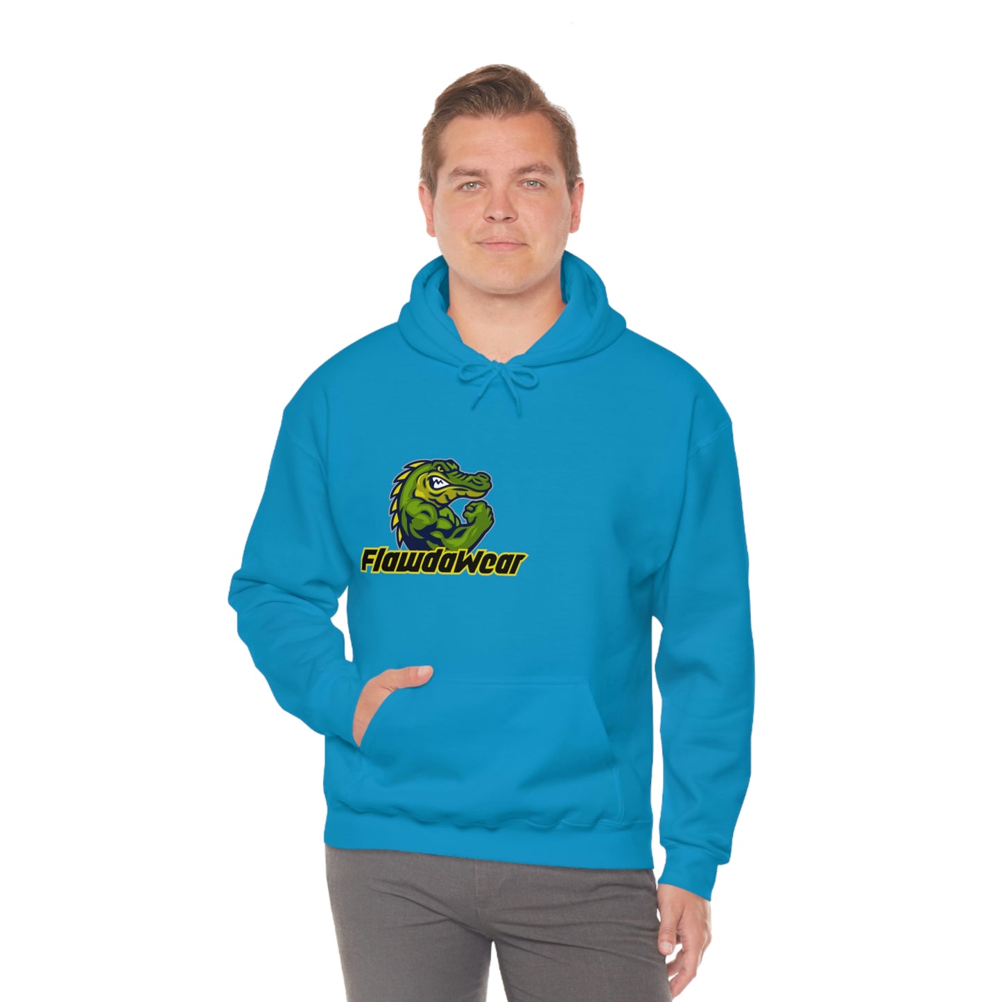 Sapphire Flawdawear Limited Edition OG Rich Daddy "Tha WAPO Truck Ain't Enuf Papuh Fo Thih" Unisex Hooded Playuz Sweatshirt