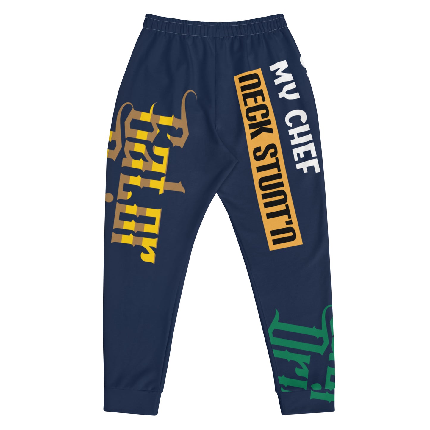 Navy Gator Drip Exclusive Supa-Heavy Excess-Stunna Flex Alligator Playuz Limited Edition OG Multi-Logo Rich Daddy “Chauffeur Grip’n Grain My Chef Neck Stunt’n” Men’s Playuz Jogguz