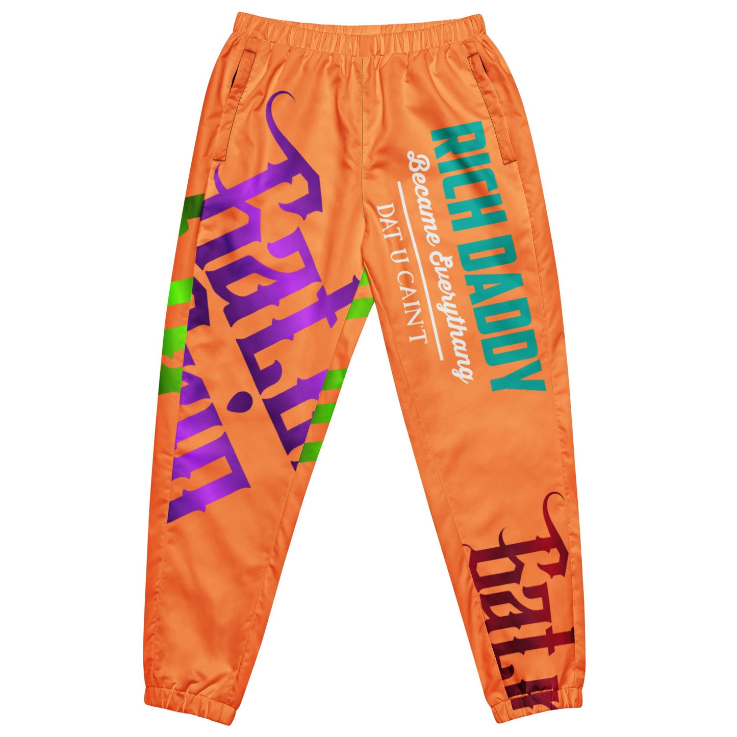 Sea Buckthorn Gator Drip Exclusive Supa-Heavy Excess-Stunna Flex Alligator Playuz Limited Edition OG Multi-Logo Rich Daddy “Rich Daddy Became Everythang Dat U Cain’t” Unisex Playuz Track Pants