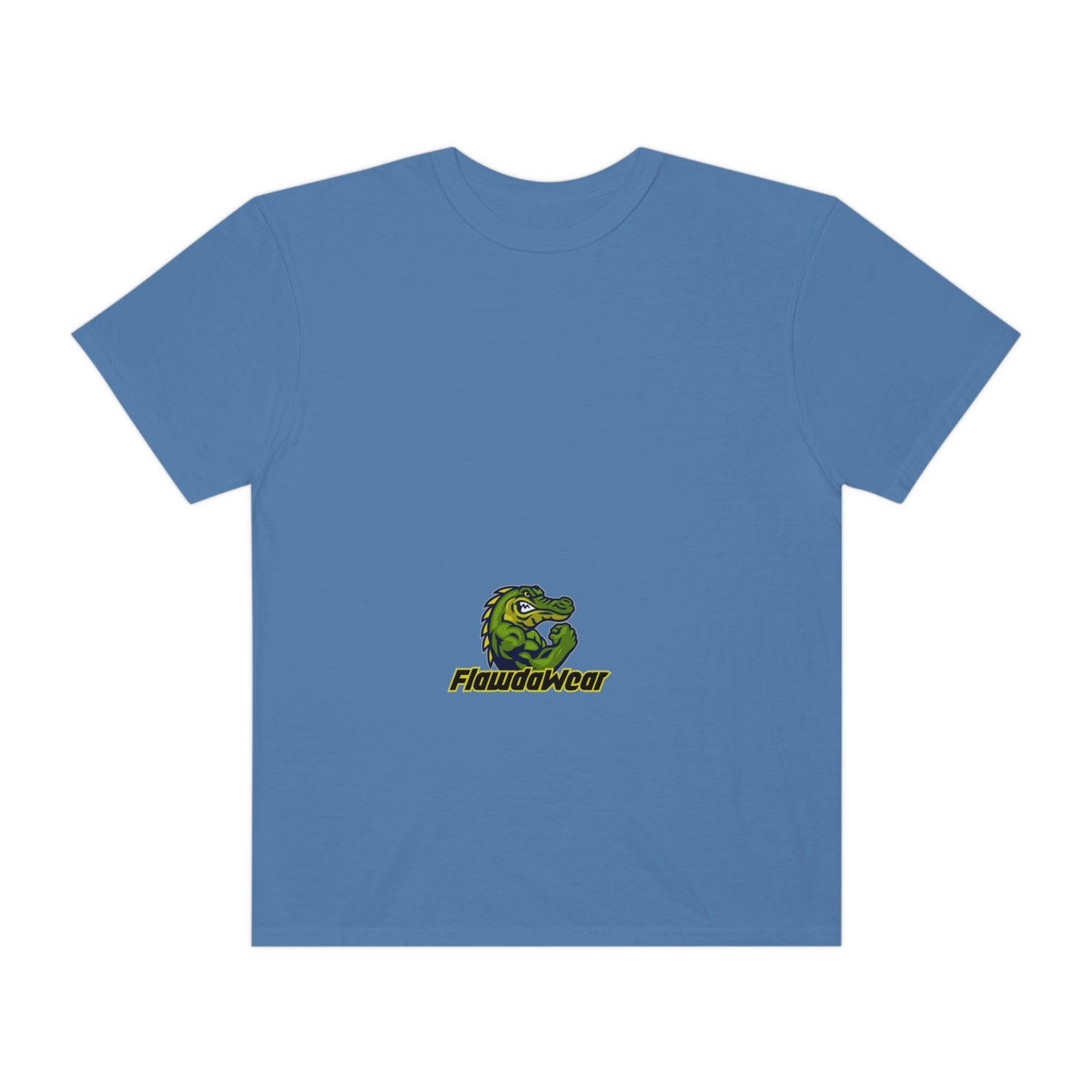 Mystic Blue Flawdawear Limited Edition OG Alligator Playuz "From Traila Park 2 Own Palm Tree" Unisex Garment-Dyed Playuz T-shirt