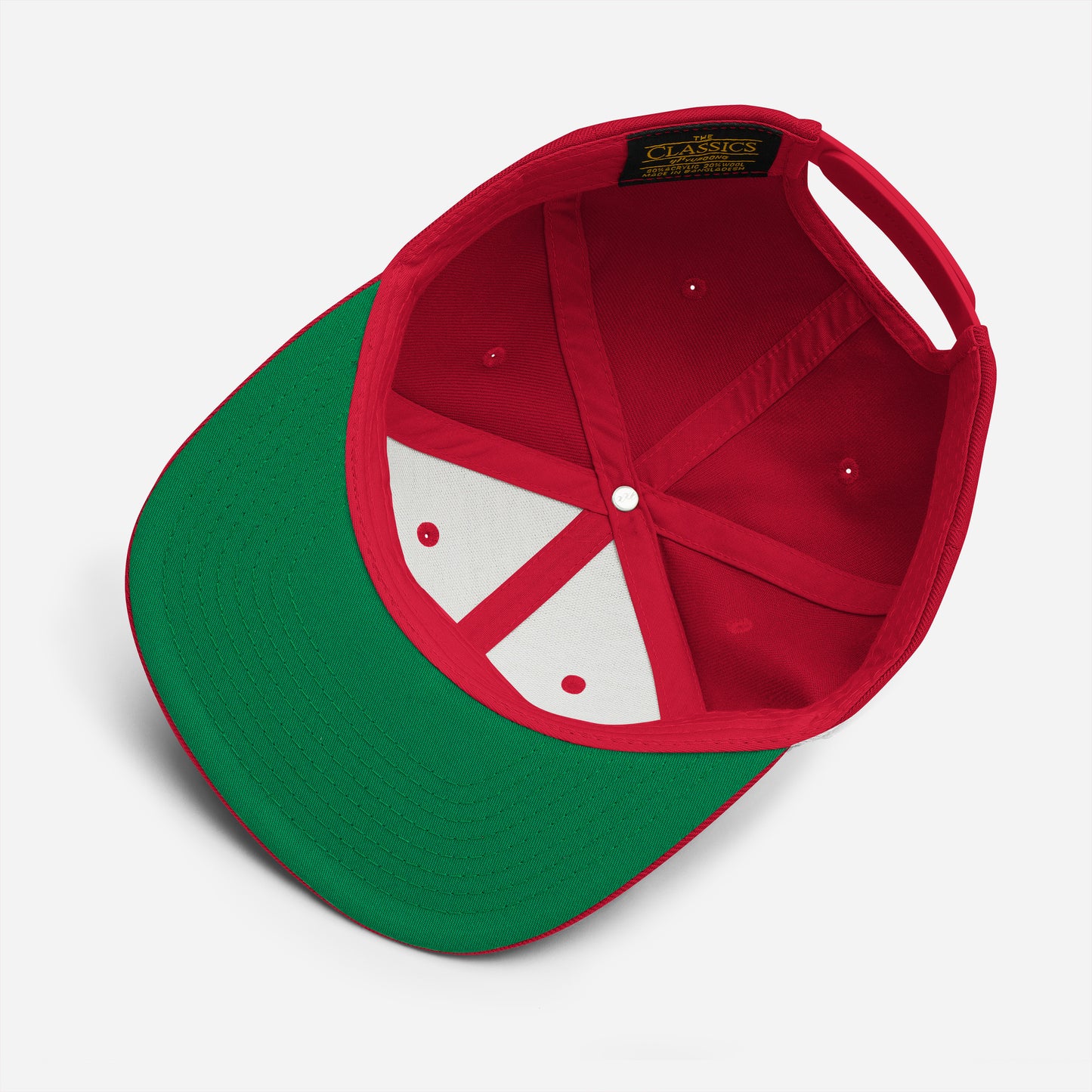 Red Gator Drip x Yupoong 6089M Exclusive Supa-Heavy Excess-Stunna Hypa-Flex Alligator Playuz Limited Edition OG Grey Logo Classic Snapback Playuz Hat