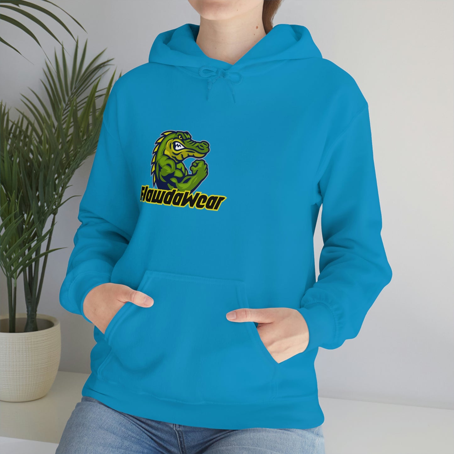 Sapphire Flawdawear Limited Edition OG Rich Daddy "Tha WAPO Truck Ain't Enuf Papuh Fo Thih" Unisex Hooded Playuz Sweatshirt