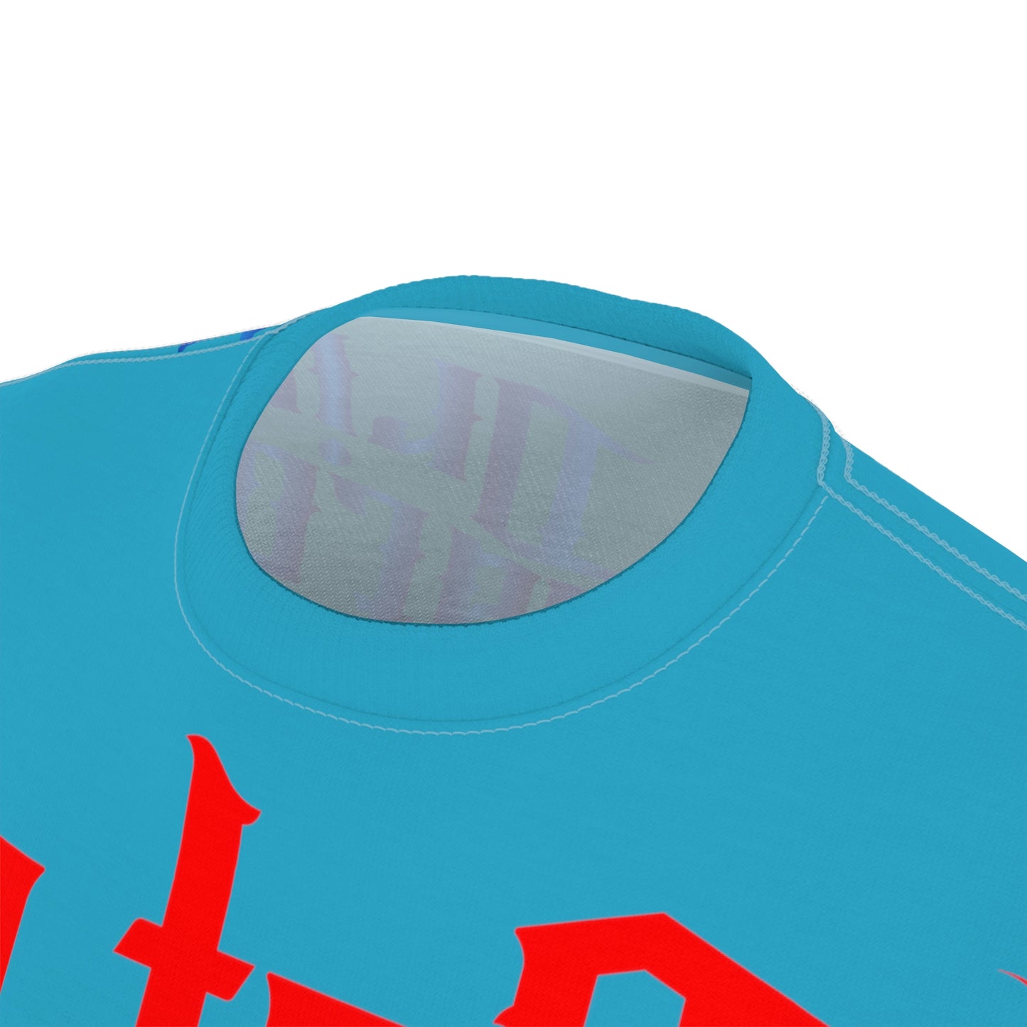 Turquoise Gator Drip Exclusive Supa-Heavy Excess-Stunna Flex Alligator Playuz Limited Edition OG Multi-Logo Rich Daddy “White Baby Mo’ Fresha Den Yo Groceries" Unisex Cut & Sew Playuz Tee