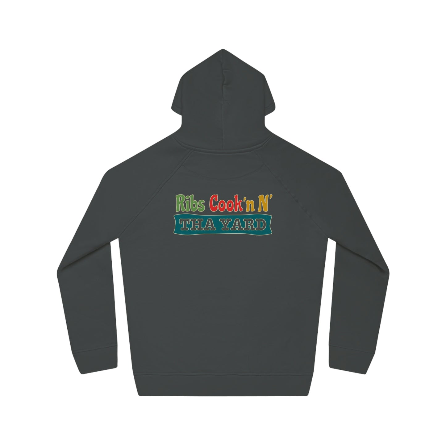 Anthracite Flawdawear Limited Edition OG Flawda Mane "Ribs Cook'n N' Tha Yard" Unisex Playuz Hoodie
