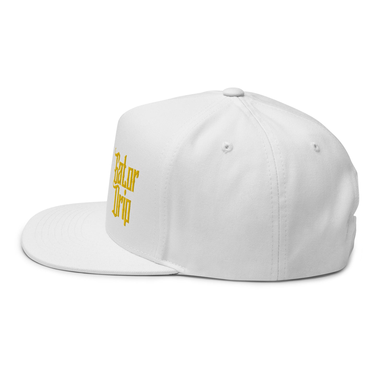 Grey Gator Drip x Yupoong 6007 Exclusive Supa-Heavy Excess-Stunna Hypa-Flex Alligator Playuz Limited Edition OG Yellow Logo Flat Bill Playuz Cap