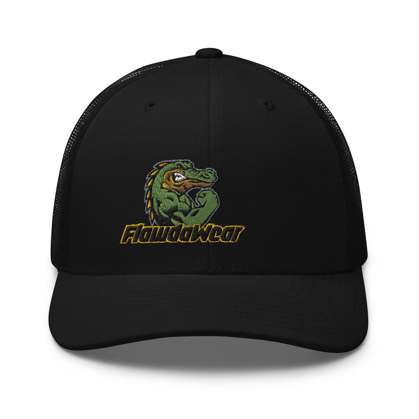 Black Flawdawear Limited Edition OG Alligator Papuh Playuz Retro Truckuz Playuz Hat