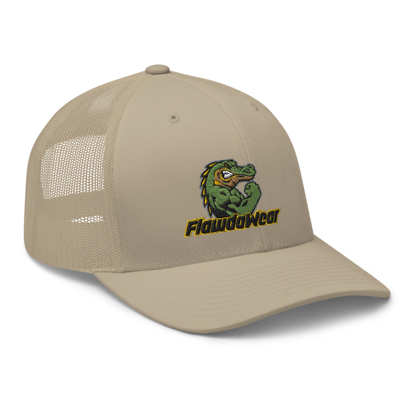 Khaki Flawdawear Limited Edition OG Alligator Papuh Playuz Retro Truckuz Playuz Hat